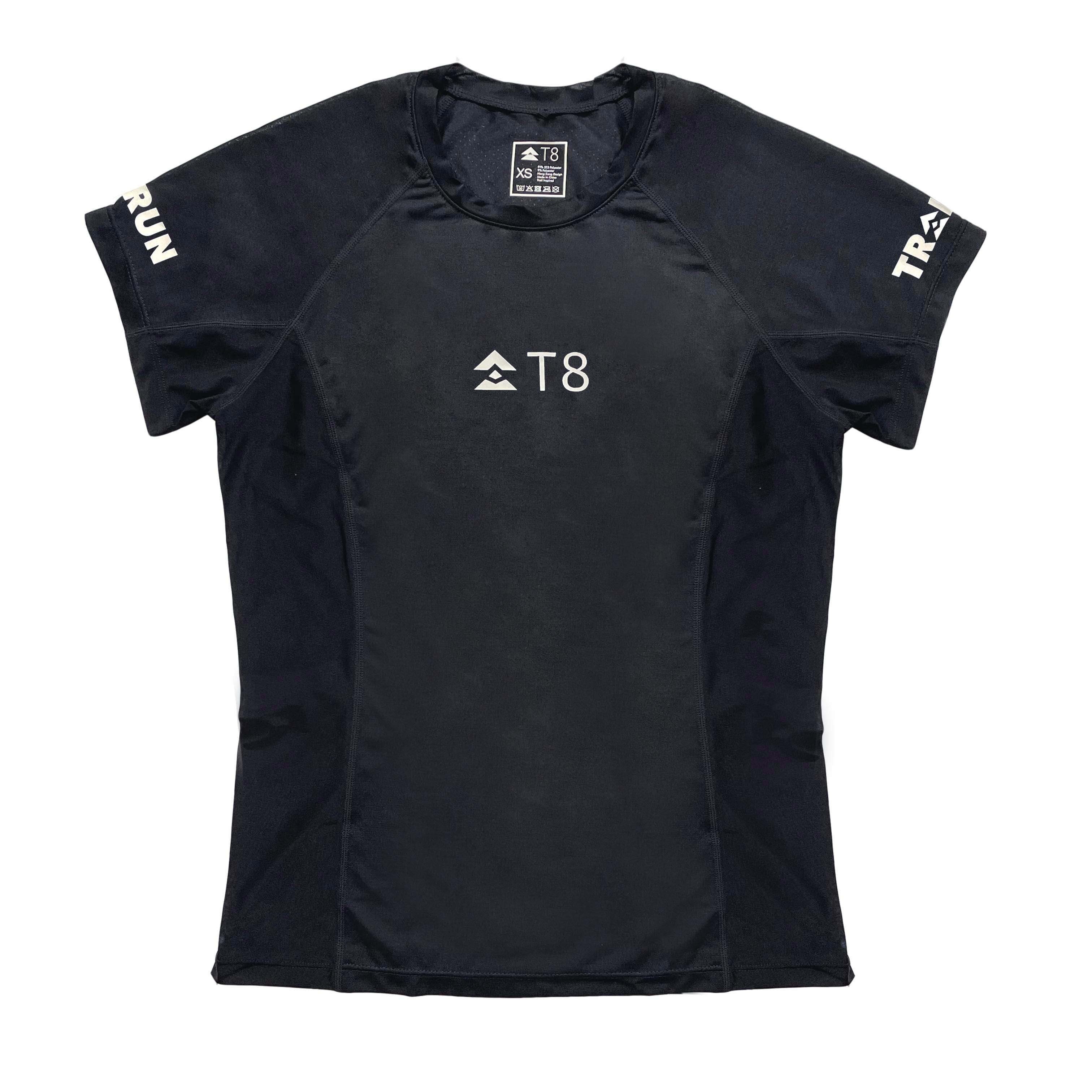 T8 Women's Iced Tee Pure Black 2 XS 