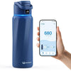WaterH Boost Smart Water Bottle: 32 oz Hydration Tracker with APP & Insulation 