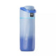 WaterH kids Smart Water Bottle 16oz with Light-Up Reminder & App Rewards Morpho Blue 
