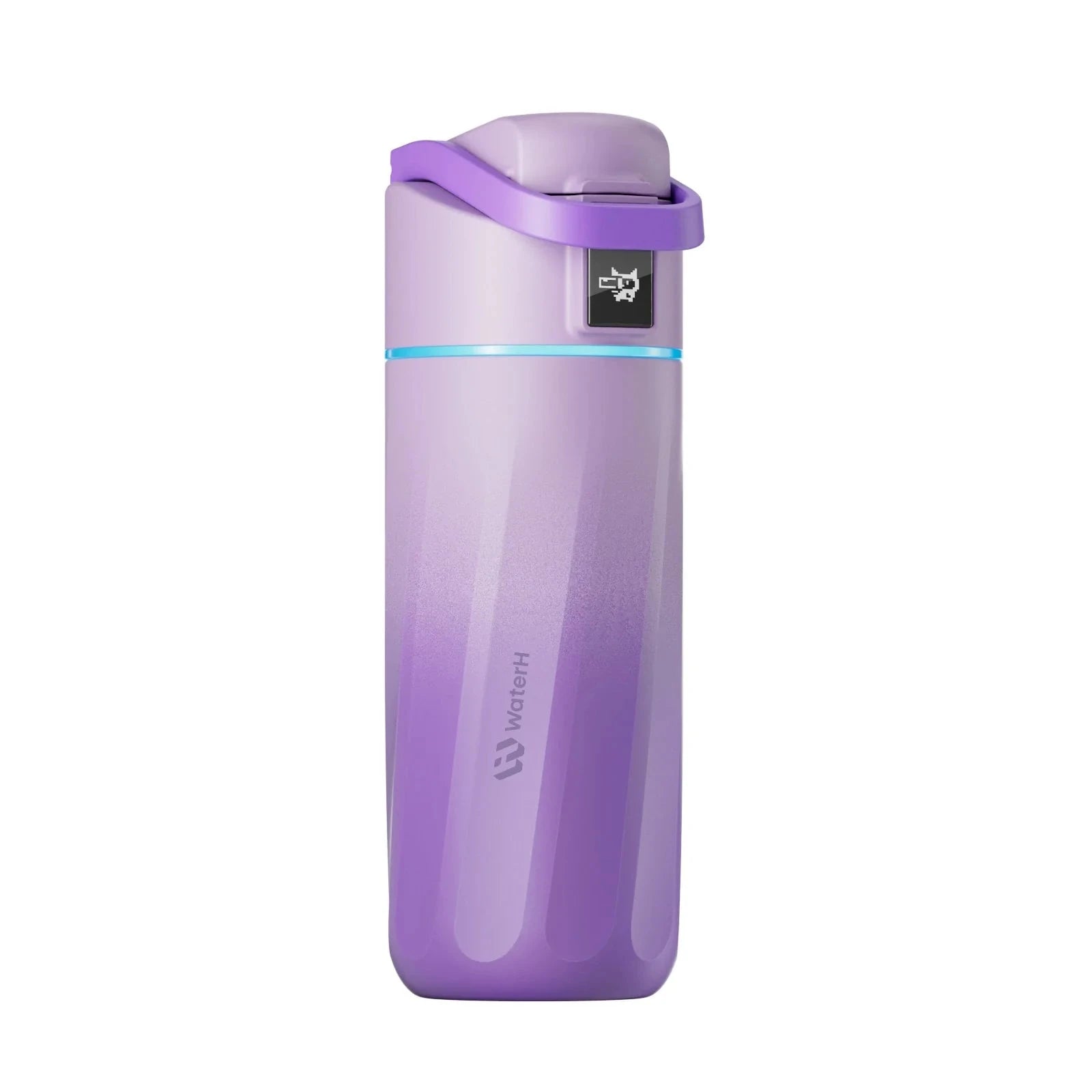 WaterH kids Smart Water Bottle 16oz with Light-Up Reminder & App Rewards Mauve 