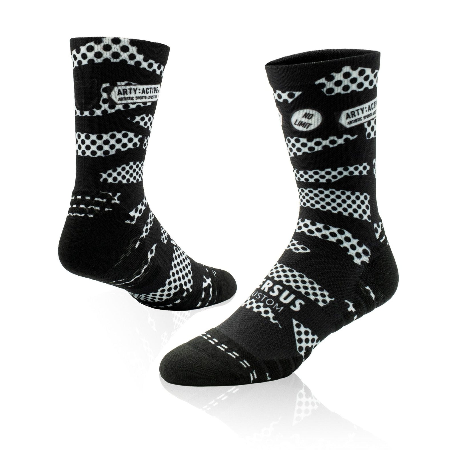 Versus Arty:Active Polka Dotty Active Crew Socks Polka Dotty 4-7 