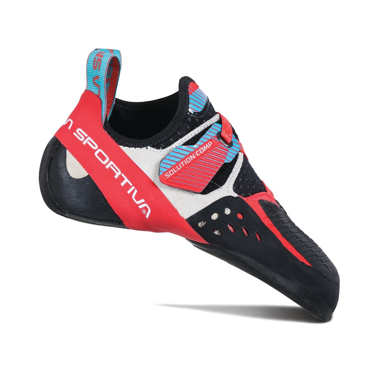 La Sportiva Solution Comp Woman Climbing Shoes – Hibiscus/Malibu Blue