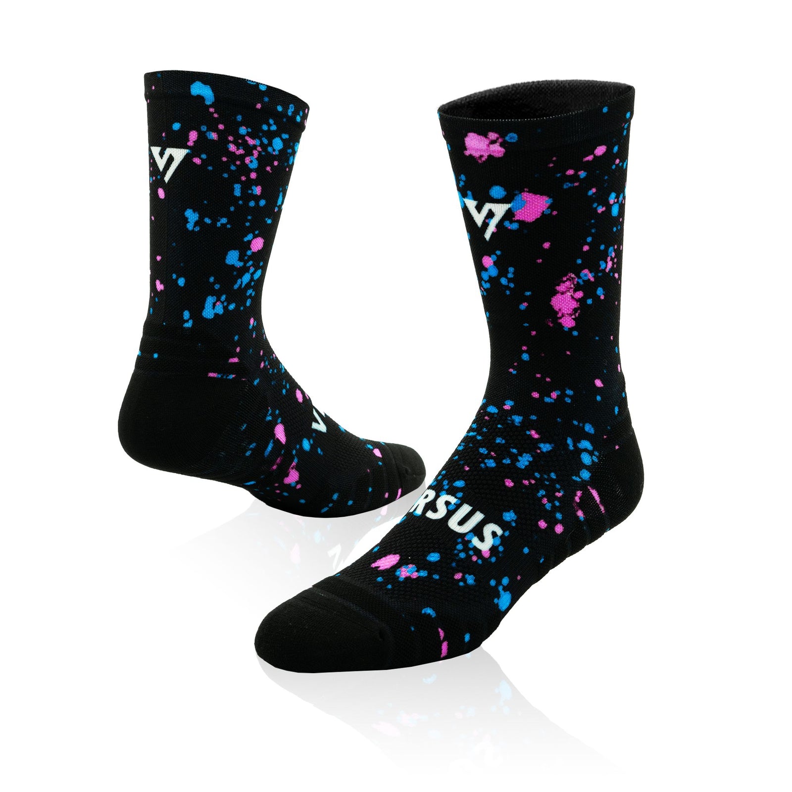Versus Duo Splatter Active Crew Socks Duo Splatter 4-7 