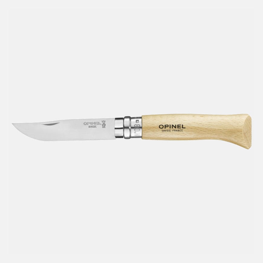 Opinel N°08 Stainless Steel Knife+ Sheath 