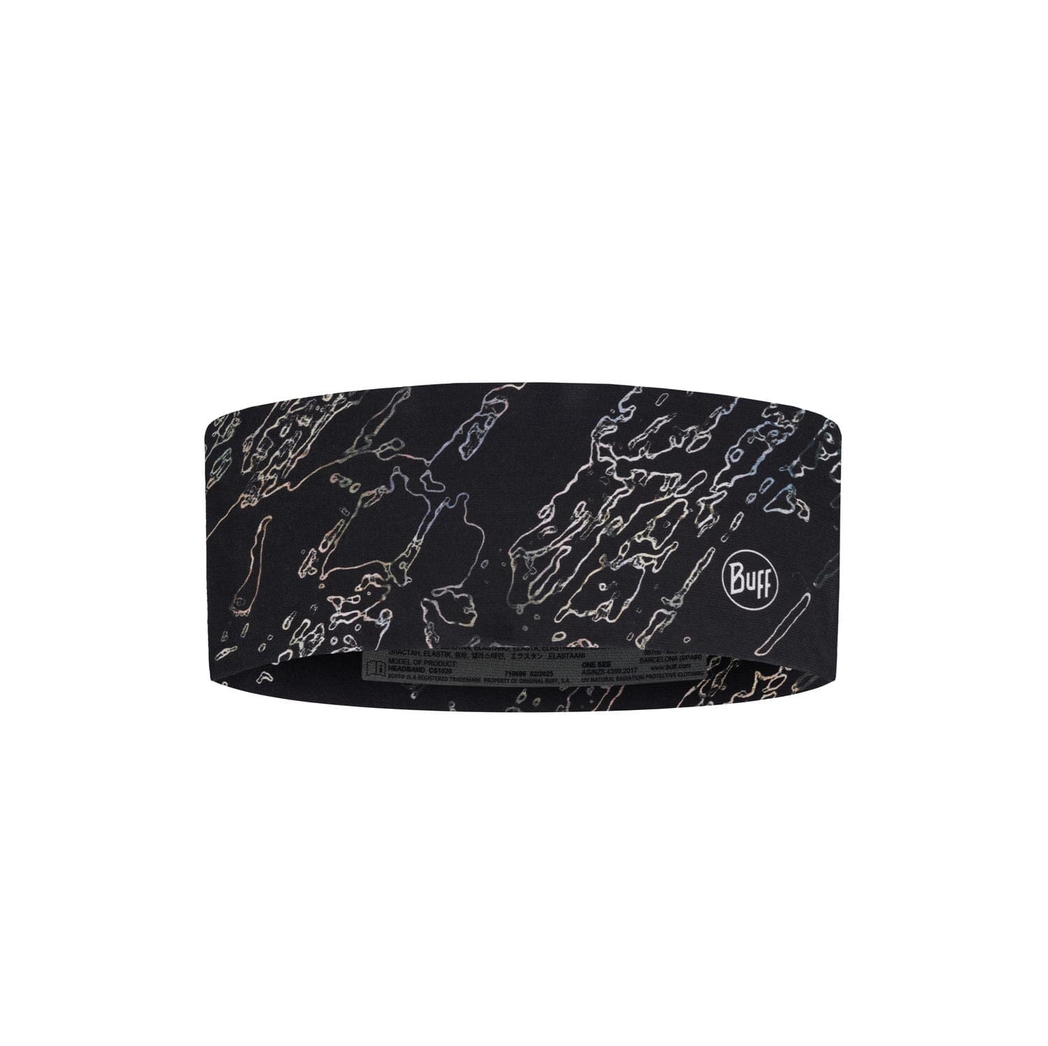 BUFF Coolnet UV+ Slim Headband Anter Black One Size 