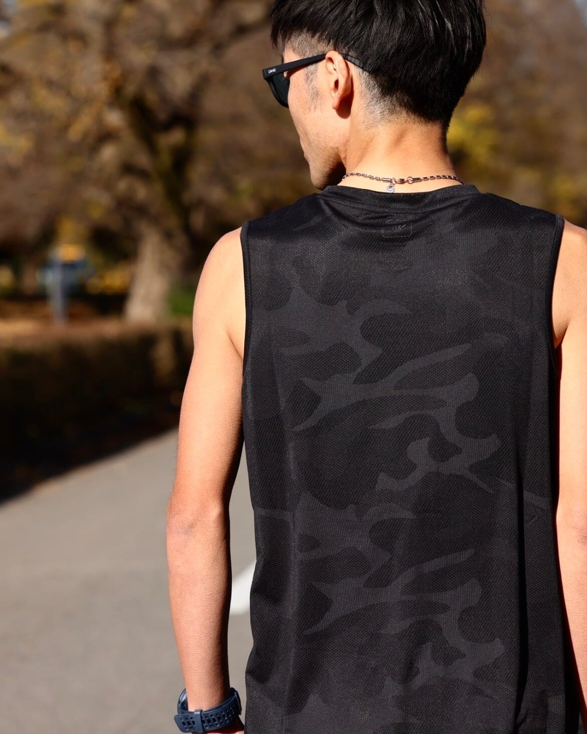 JINGER Men's Seamless Running Tank Top JM-6032 