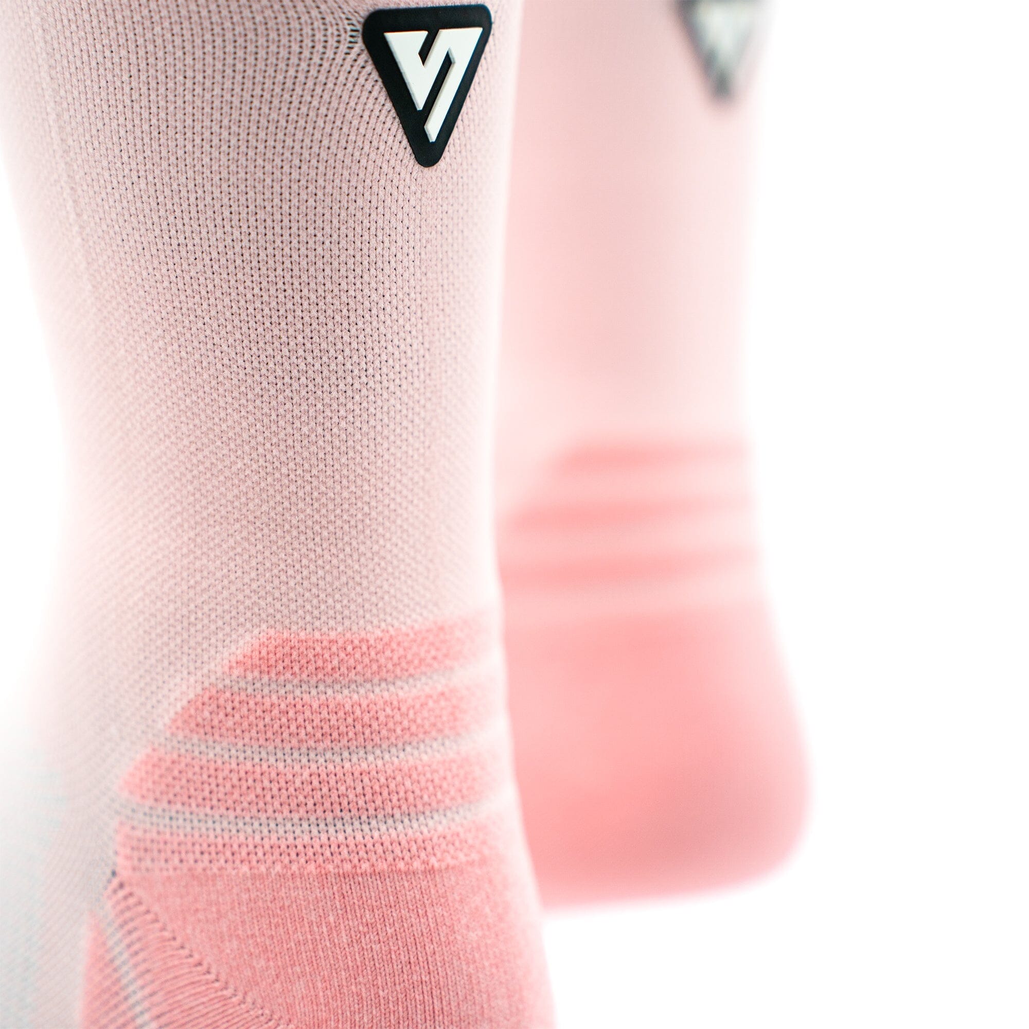 Versus Classic Pastel Pink Active Crew Tab Socks 