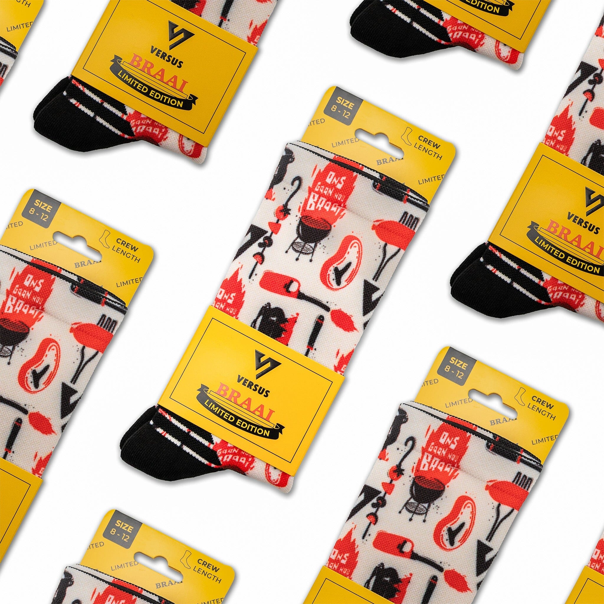 Versus Braai 6.0 Active Crew Socks 