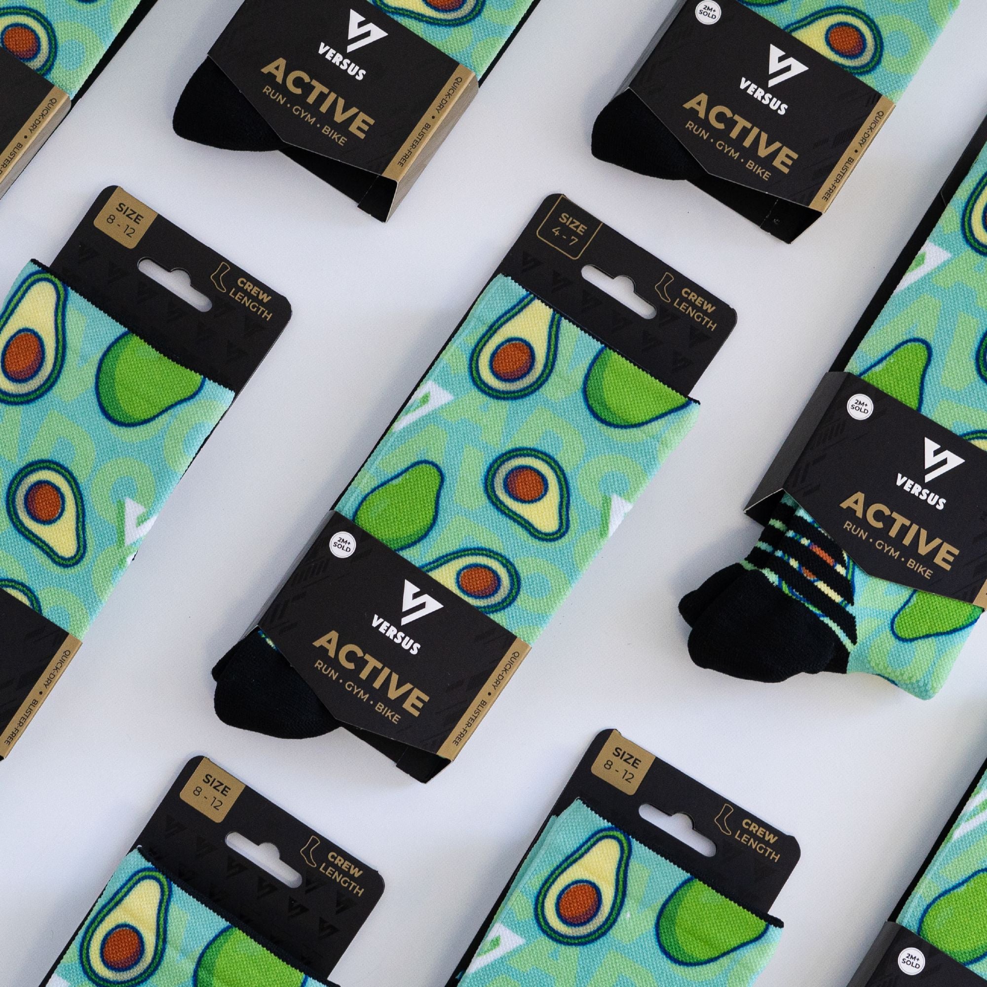 Versus Avocado Active Crew Socks 