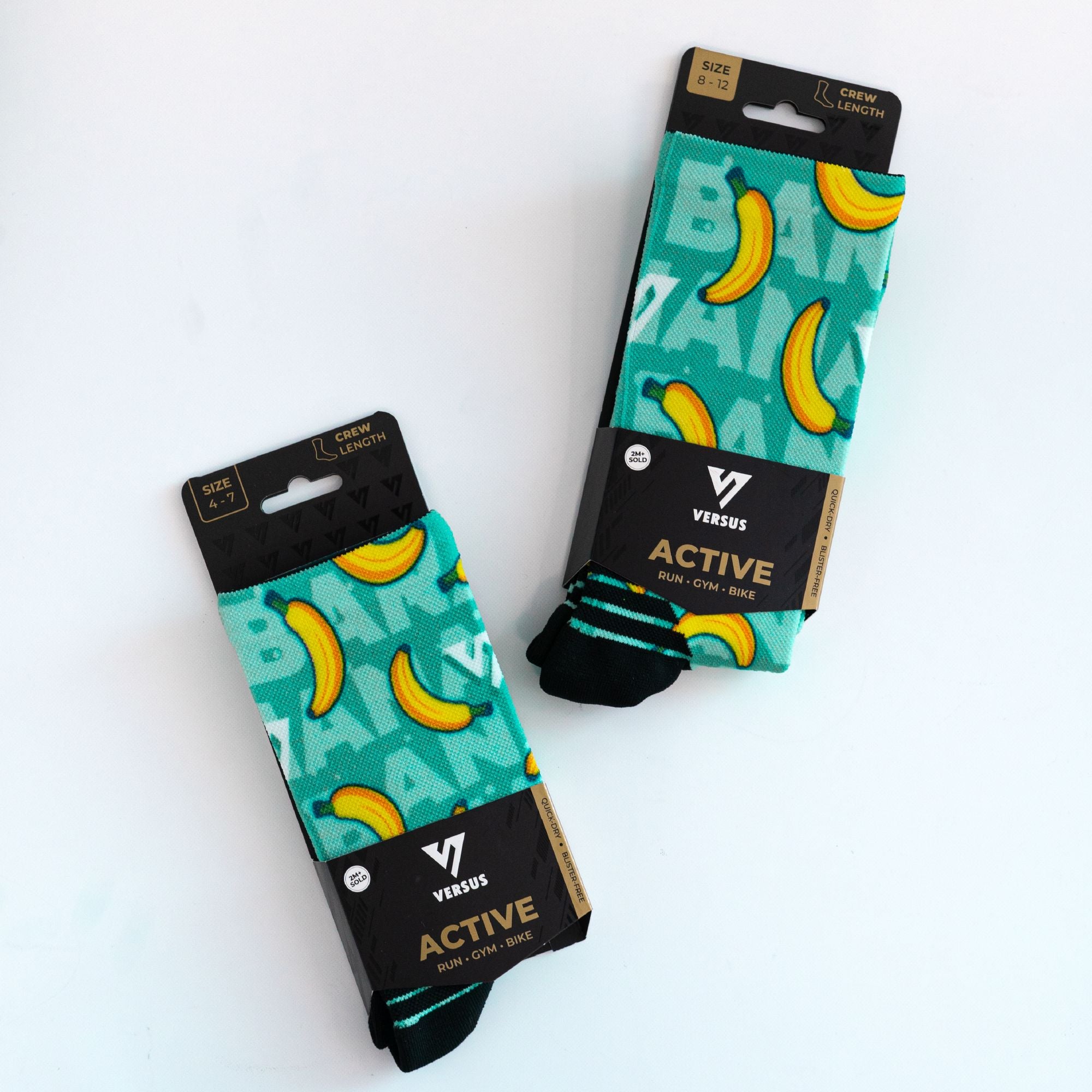 Versus Banana 2.0 Active Crew Socks 