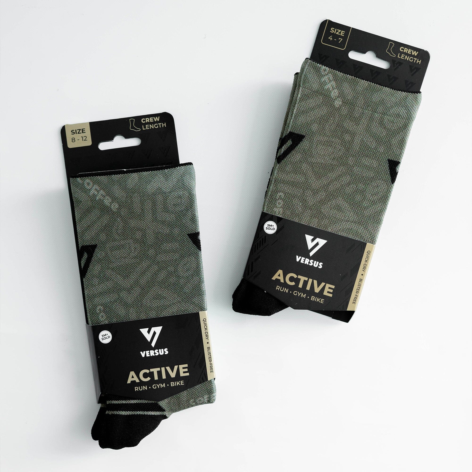 Versus Coffee Active Crew Socks 