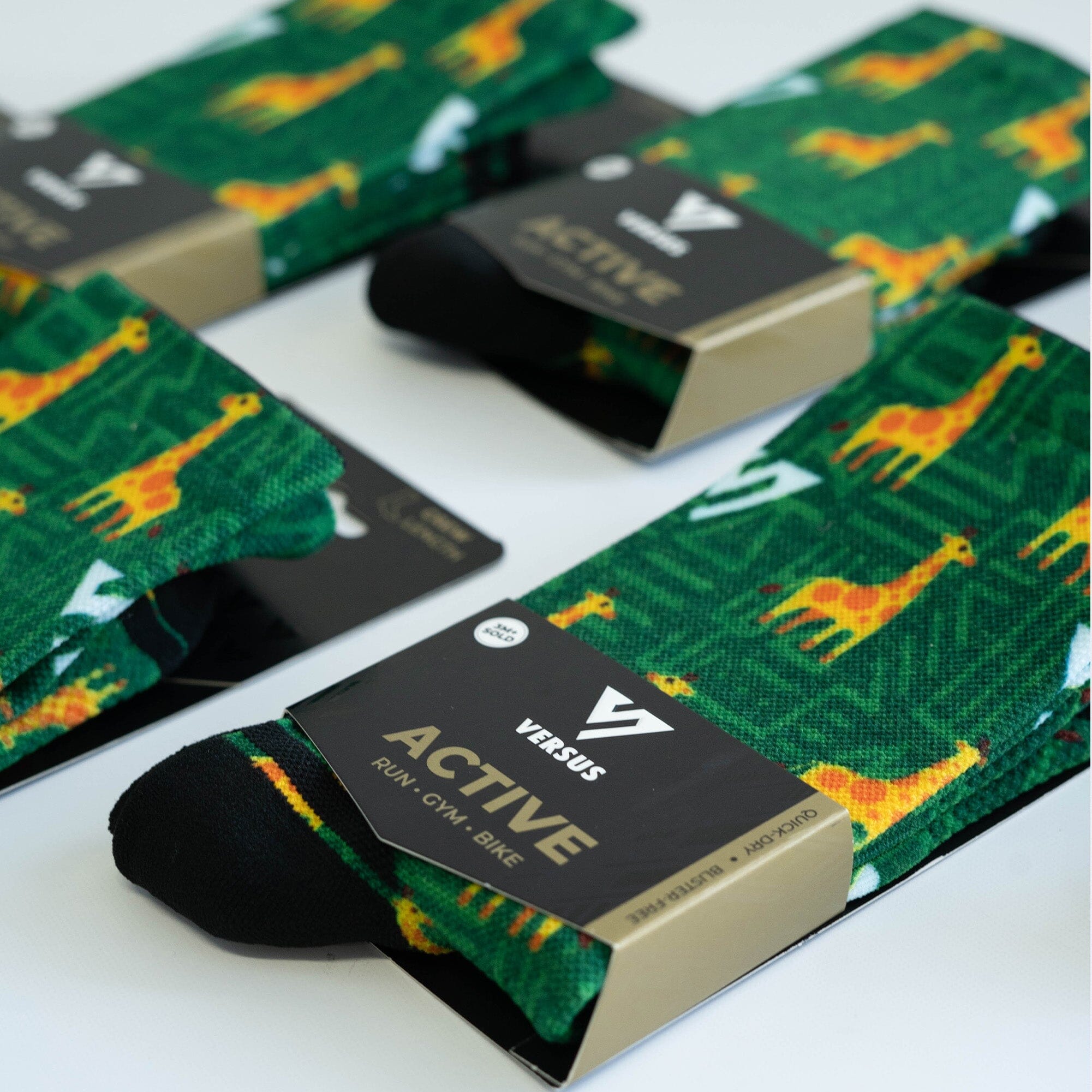Versus Giraffe Active Crew Socks 