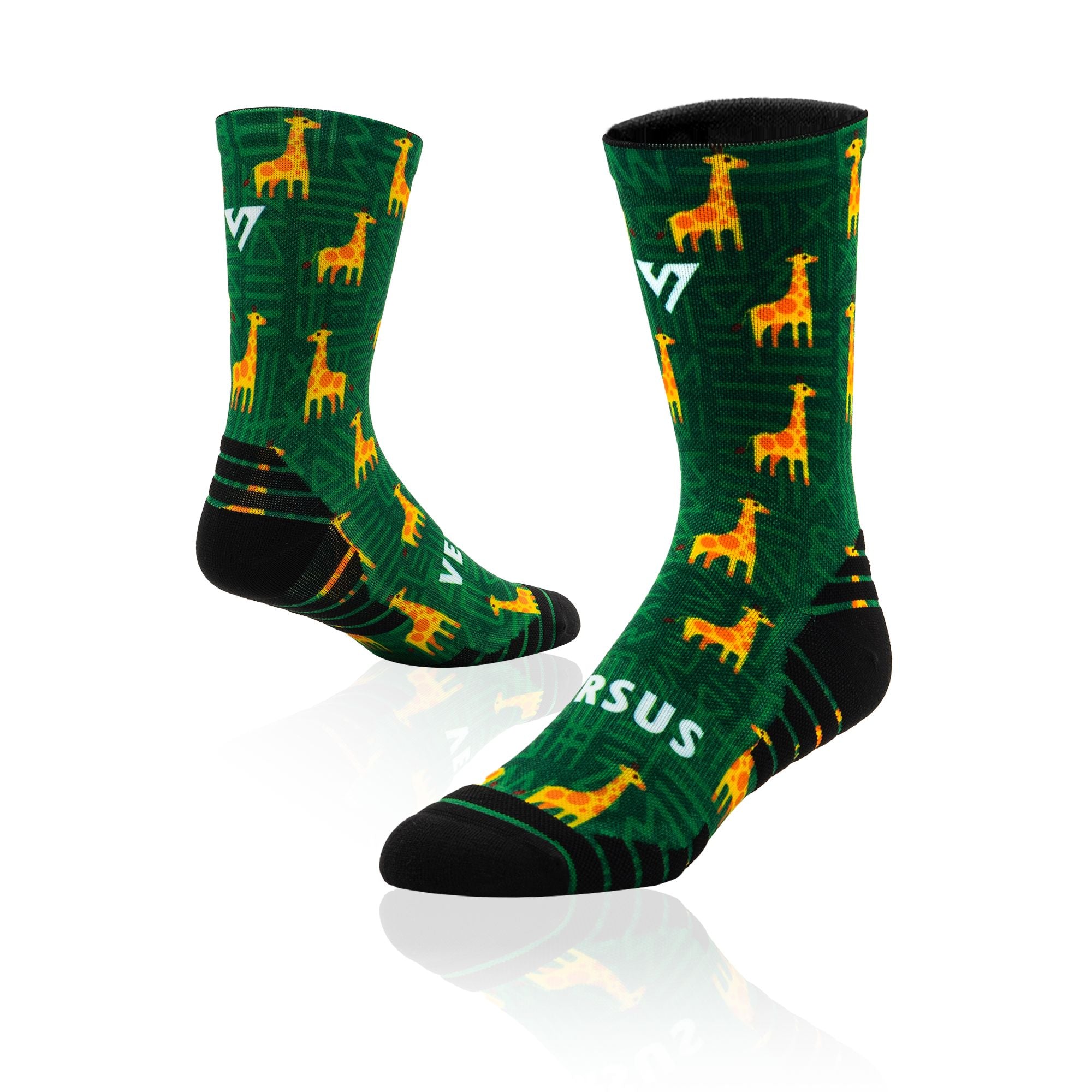 Versus Giraffe Active Crew Socks Giraffe 4-7 