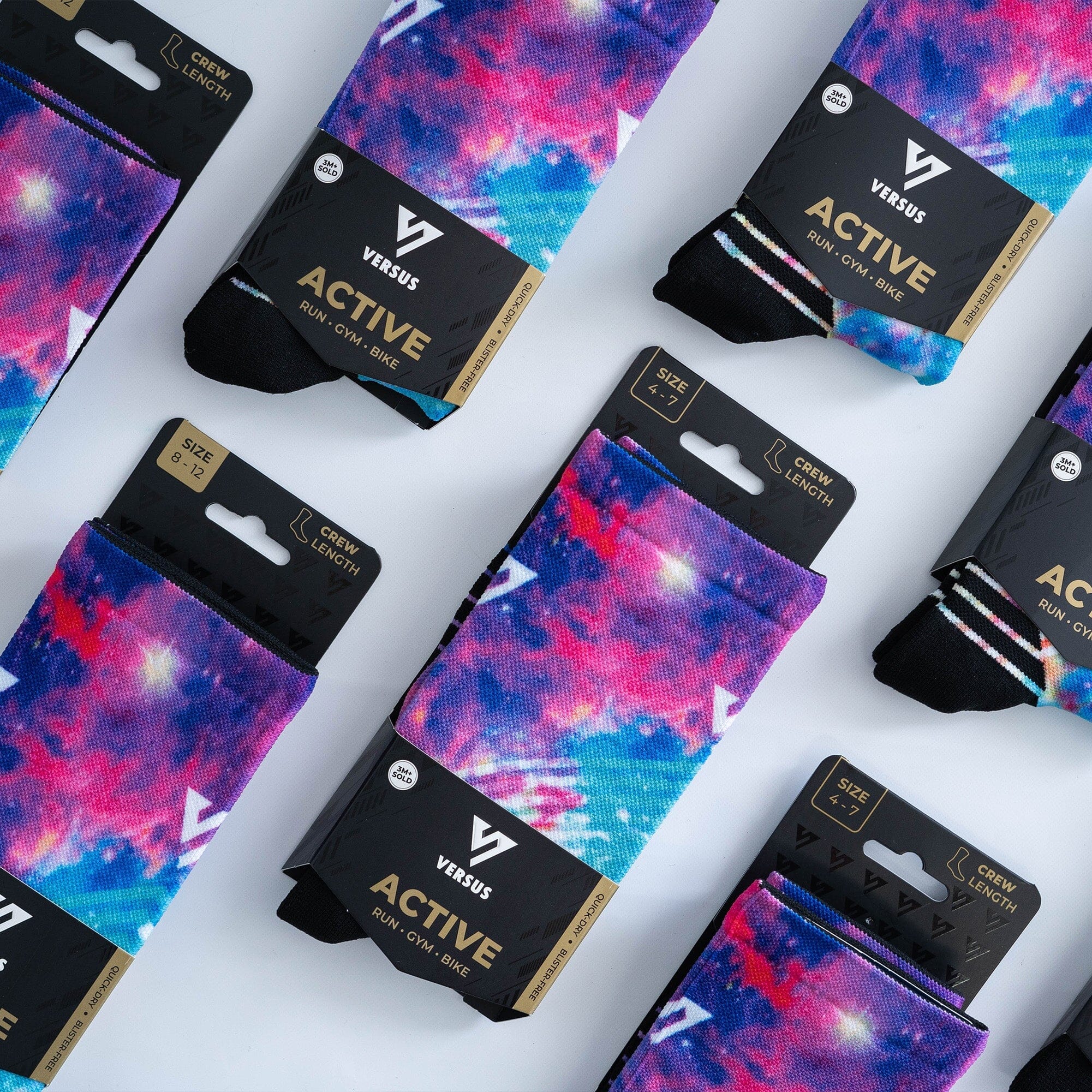 Versus Galaxy Active Crew Socks 
