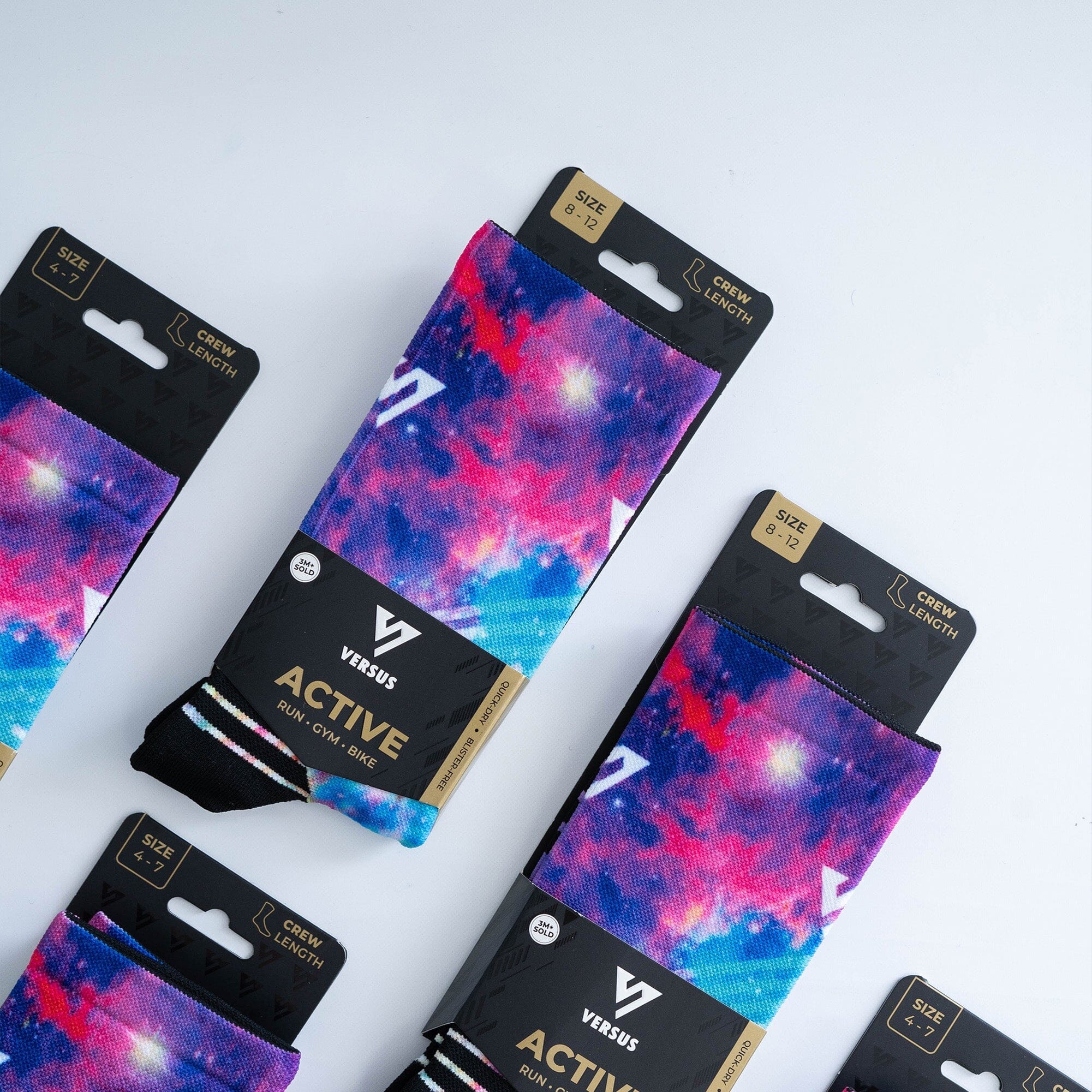 Versus Galaxy Active Crew Socks 