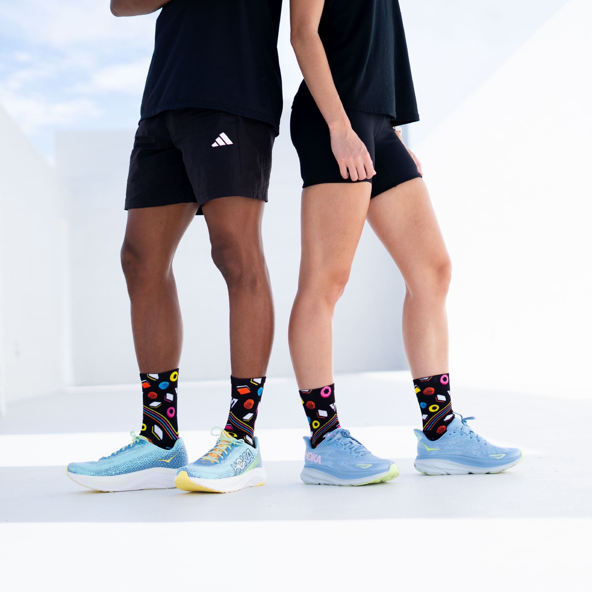 Versus Allsorts Liquorice Active Crew Socks 