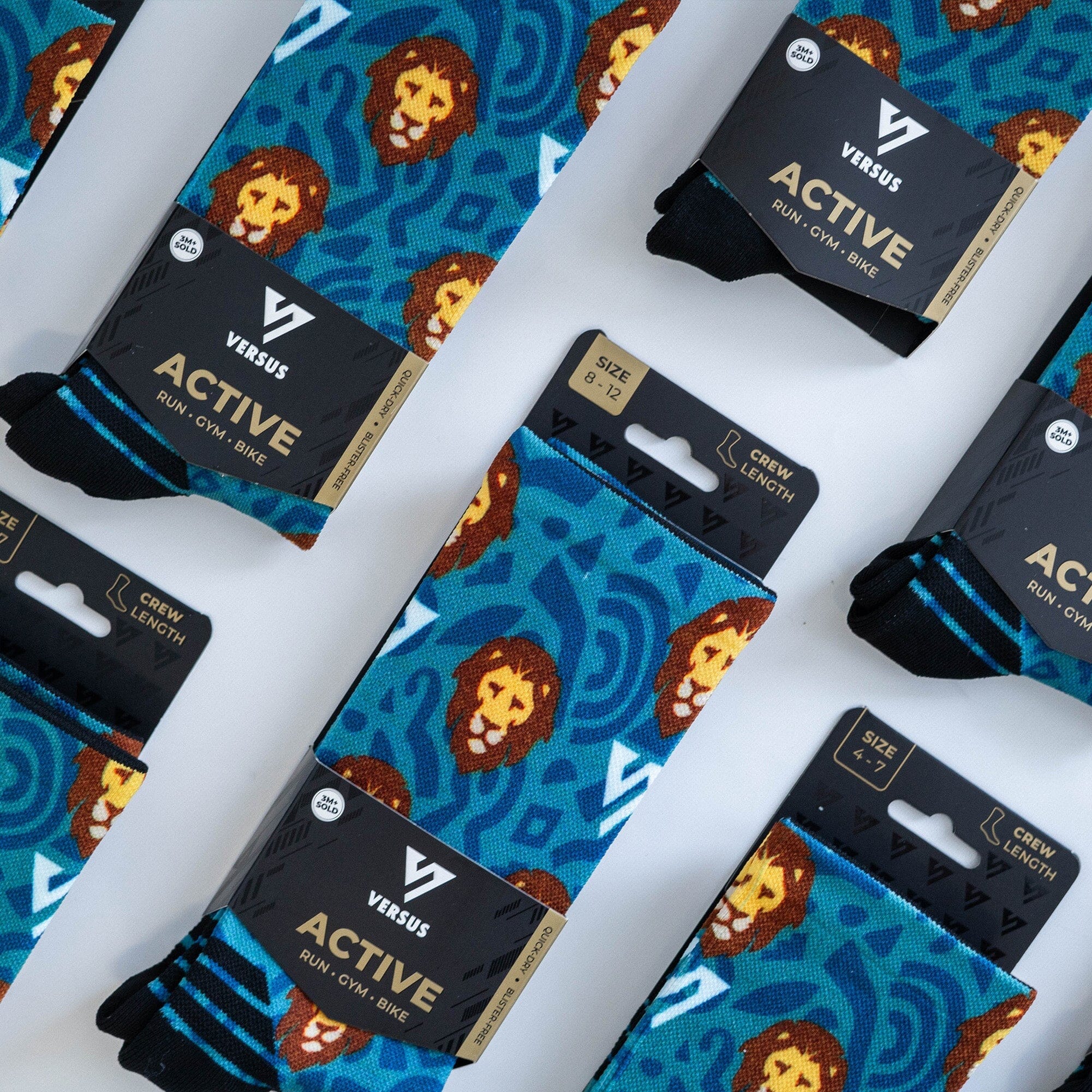 Versus Lion Active Crew Socks 