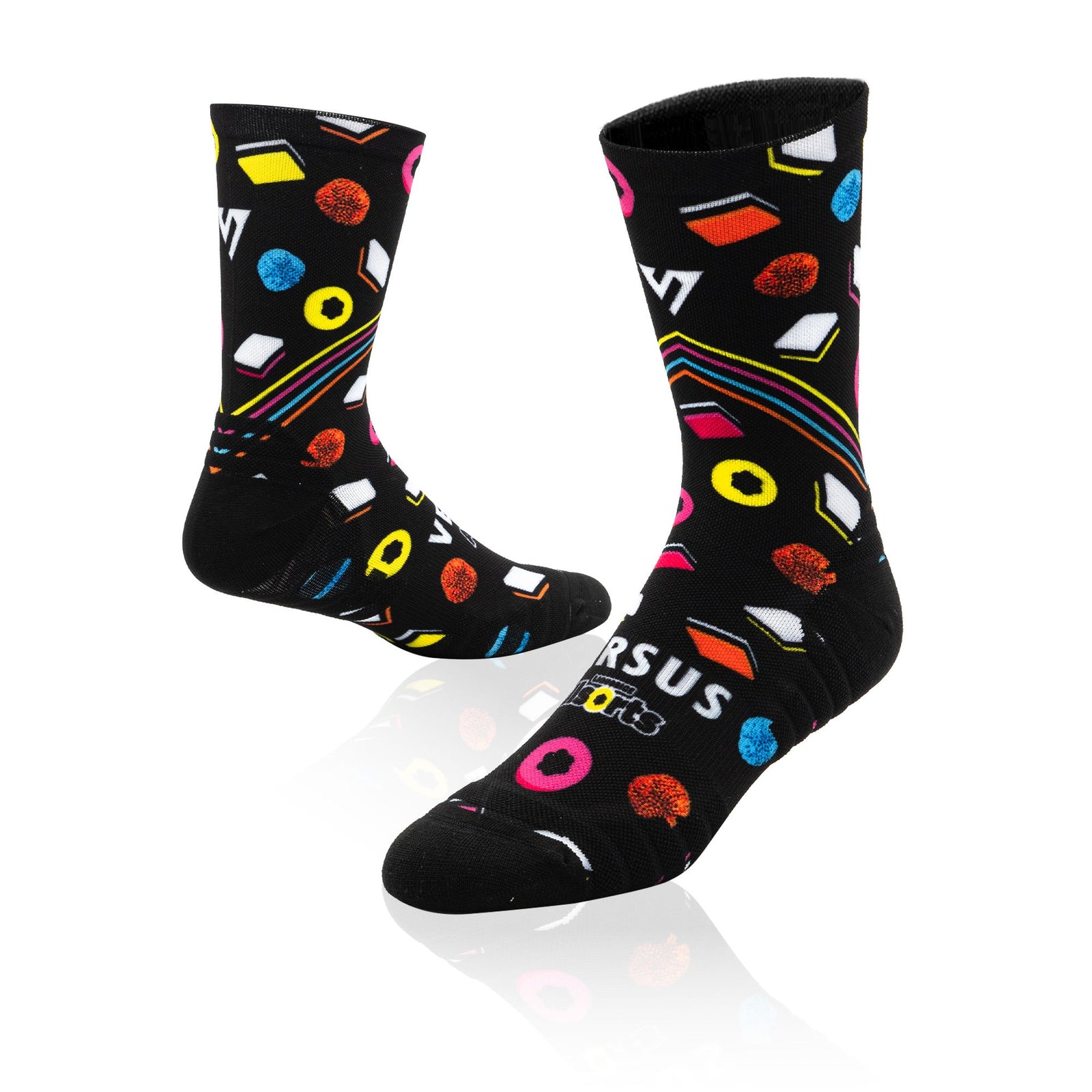Versus Allsorts Liquorice Active Crew Socks Allsorts Liquorice 4-7 