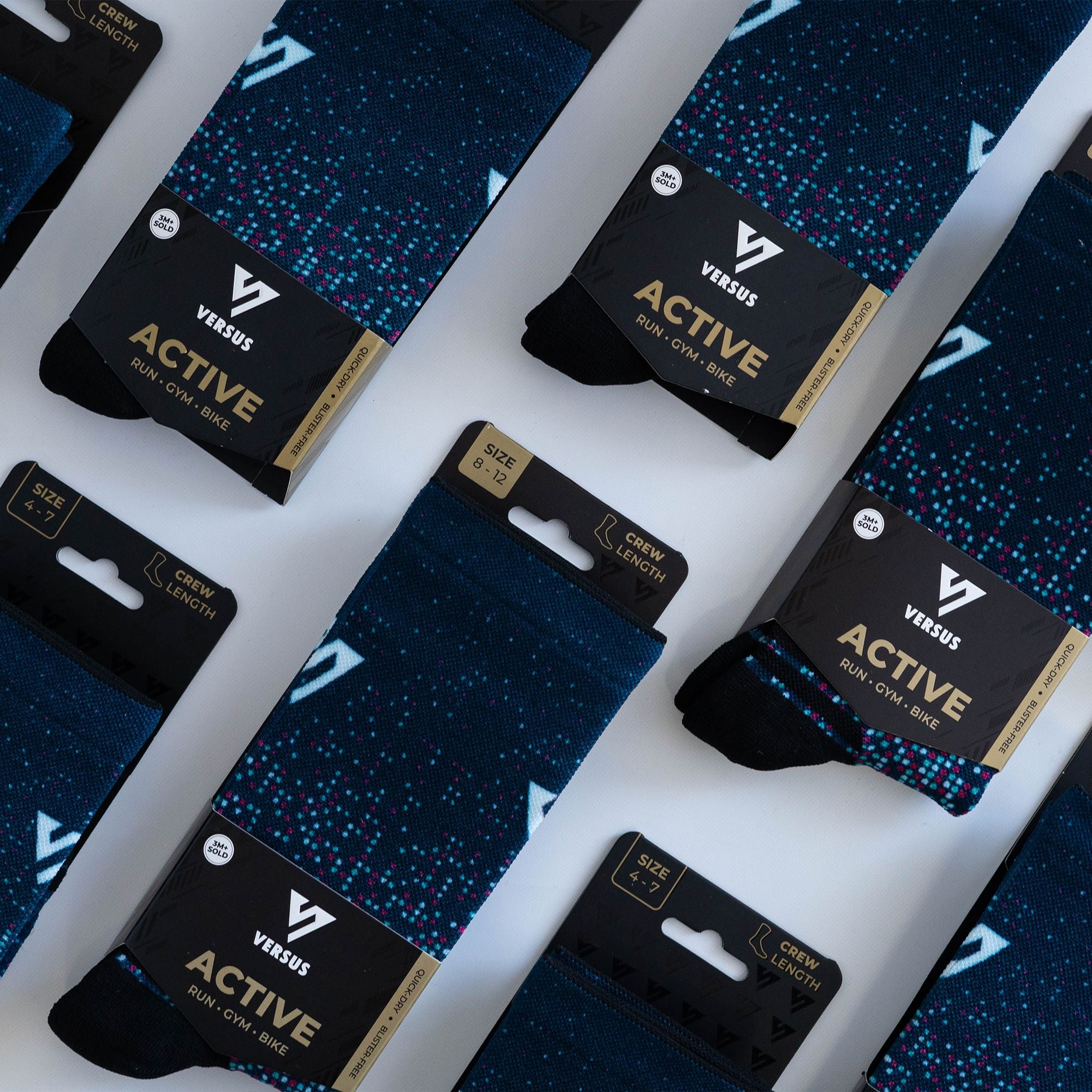 Versus Matrix Active Crew Socks 