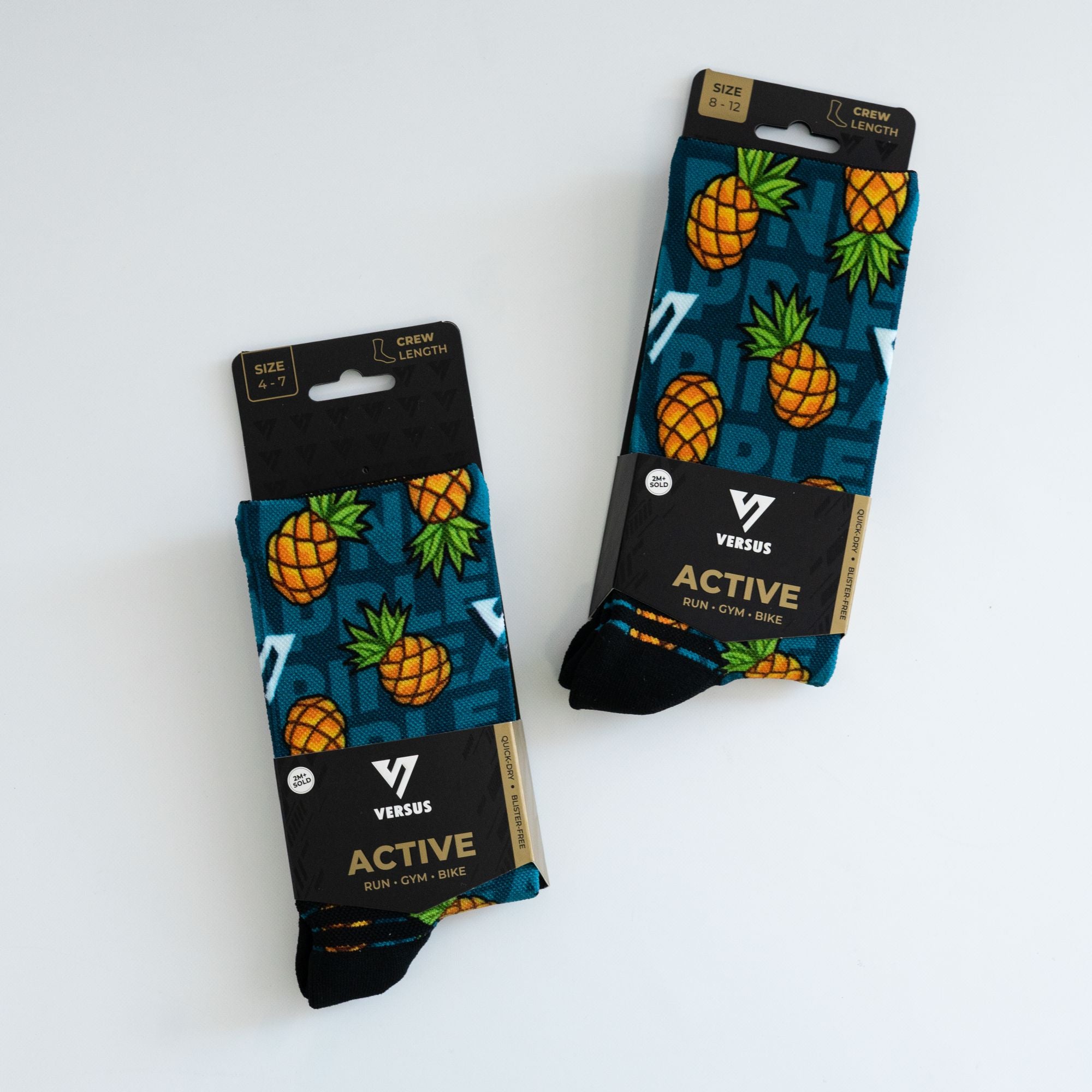 Versus Pineapple Active Crew Socks 