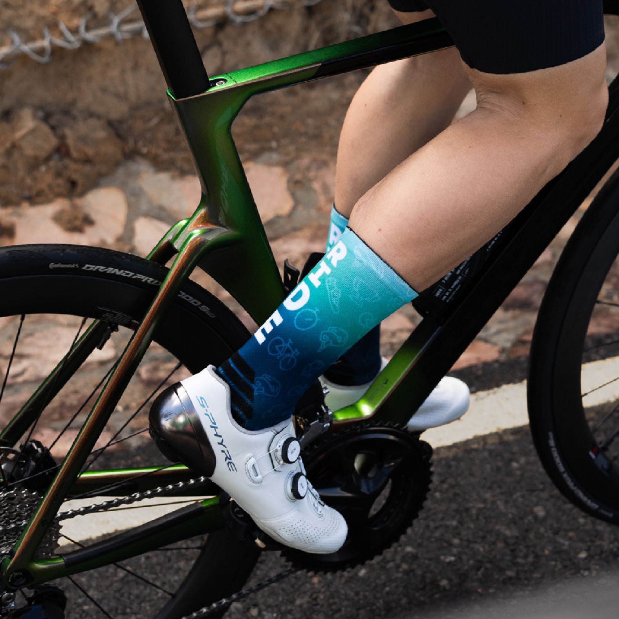 Versus Ride Active Crew Socks Ride 4-7 