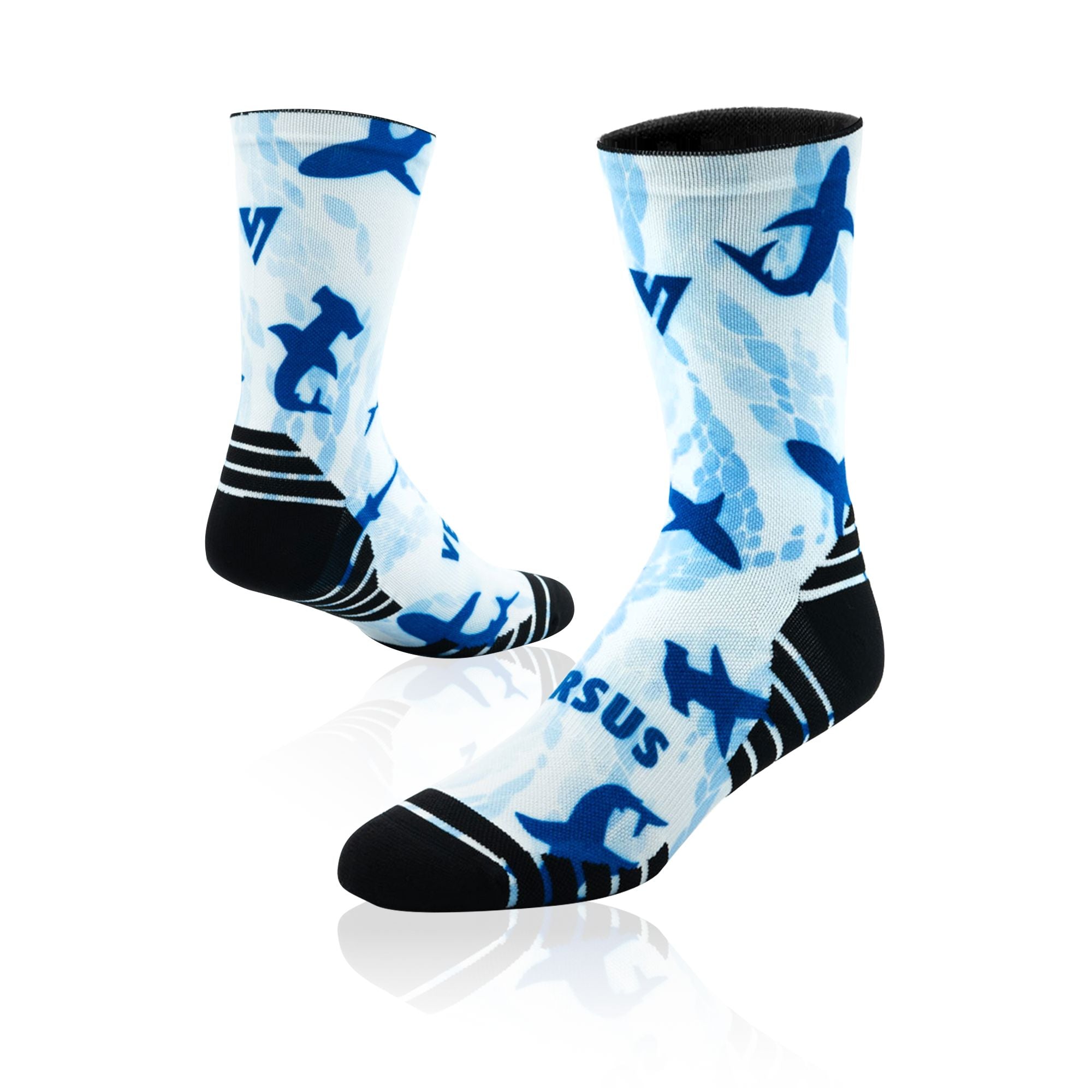 Versus Shark Active Crew Socks Shark 4-7 