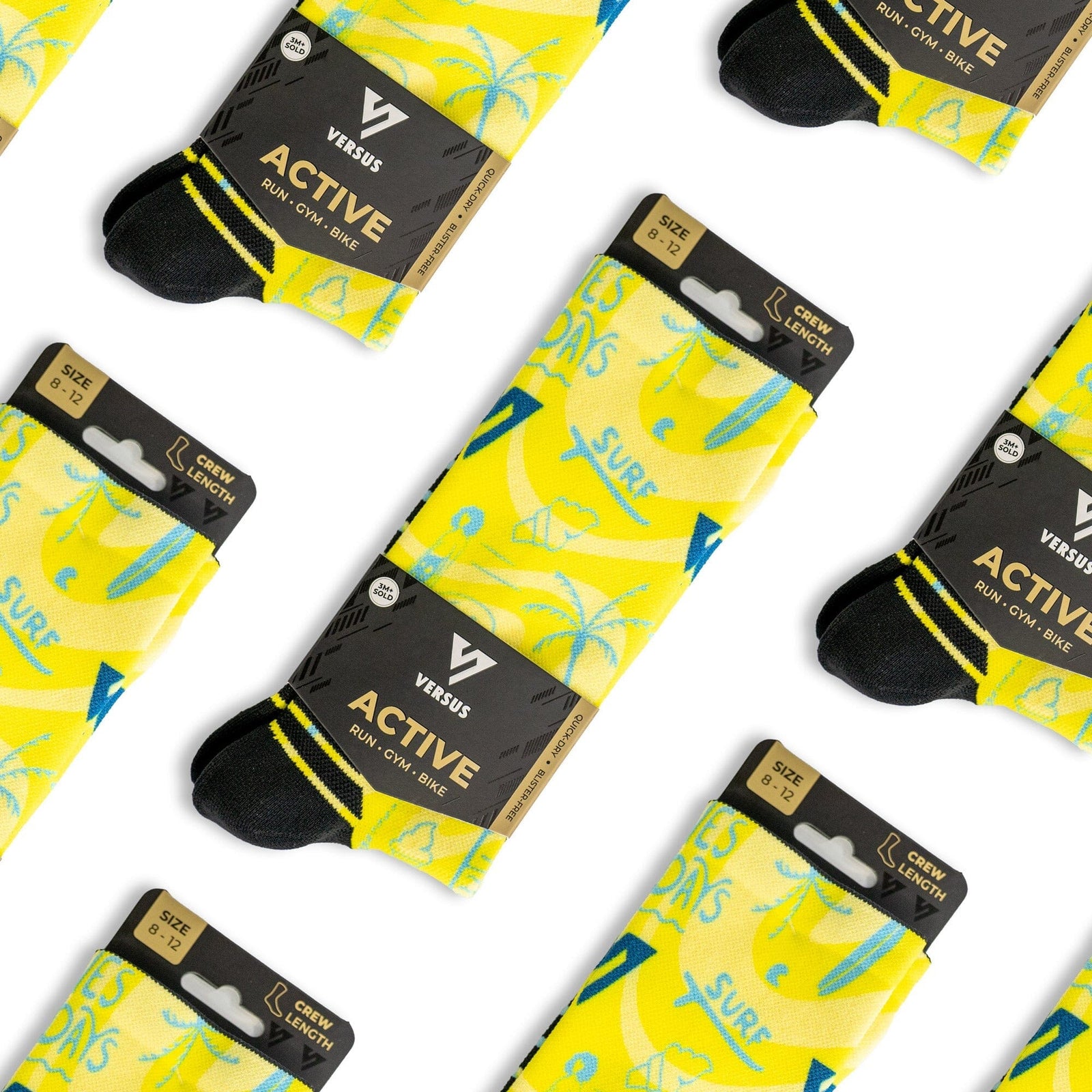 Versus Surf Active Crew Socks Surf 4-7 