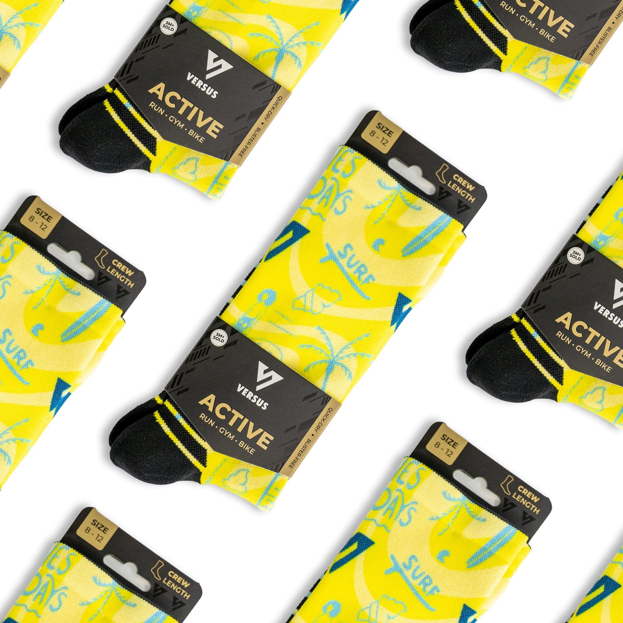 Versus Surf Active Crew Socks Surf 4-7 