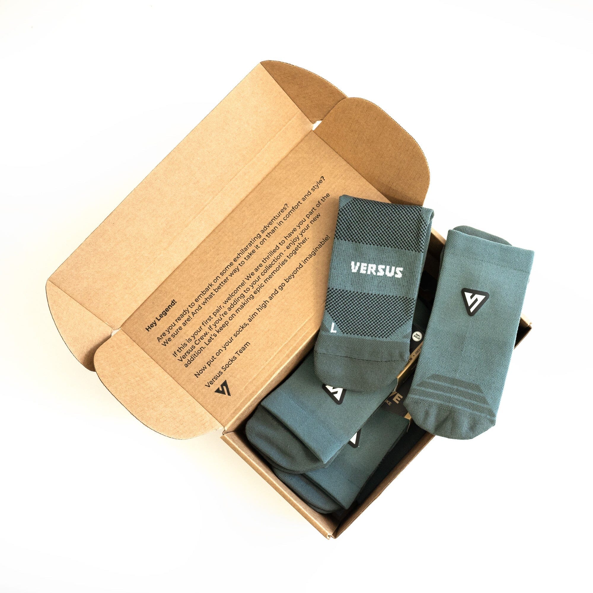 Versus Classic Airforce Active Crew Tab Socks 