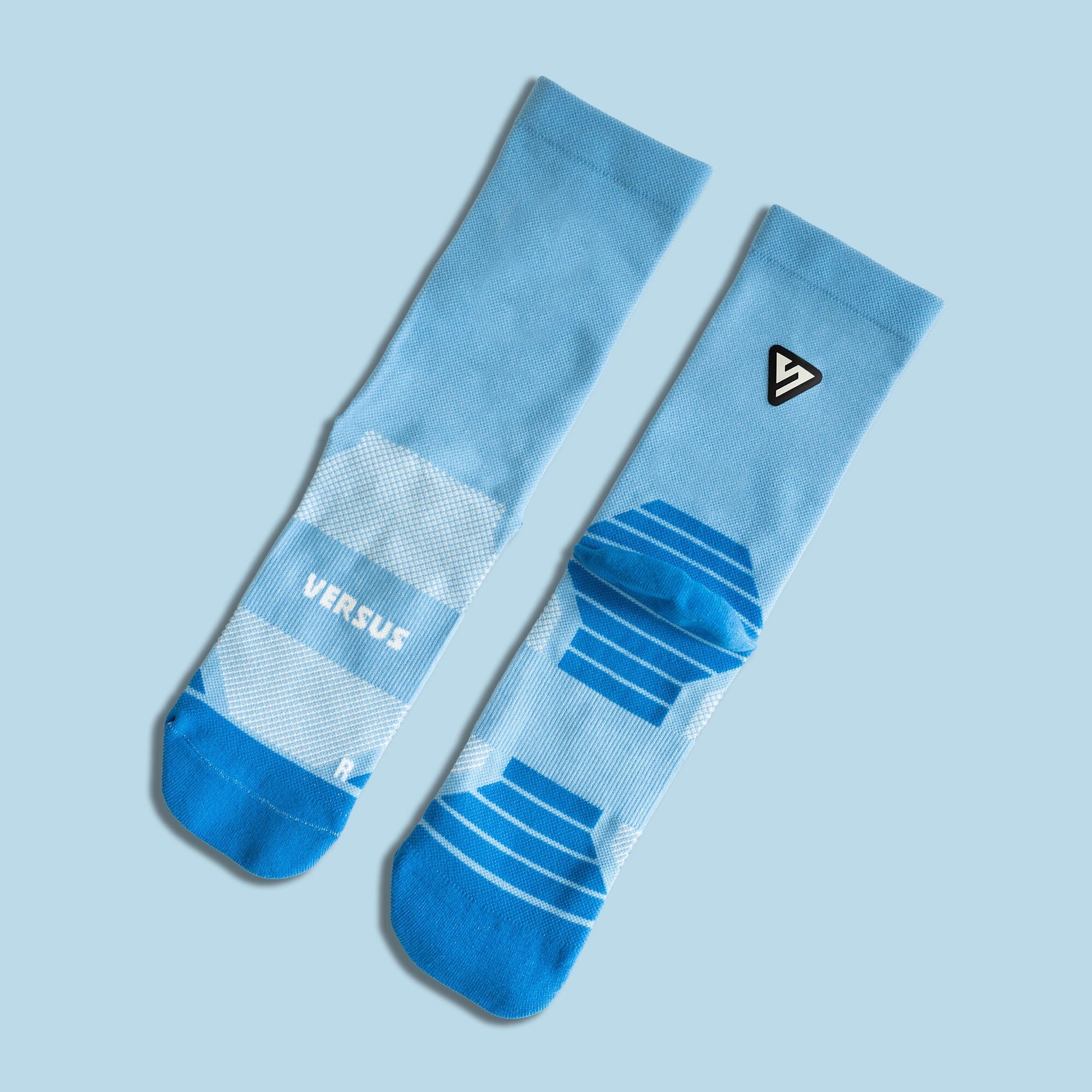 Versus Classic Blue Active Crew Tab Socks 