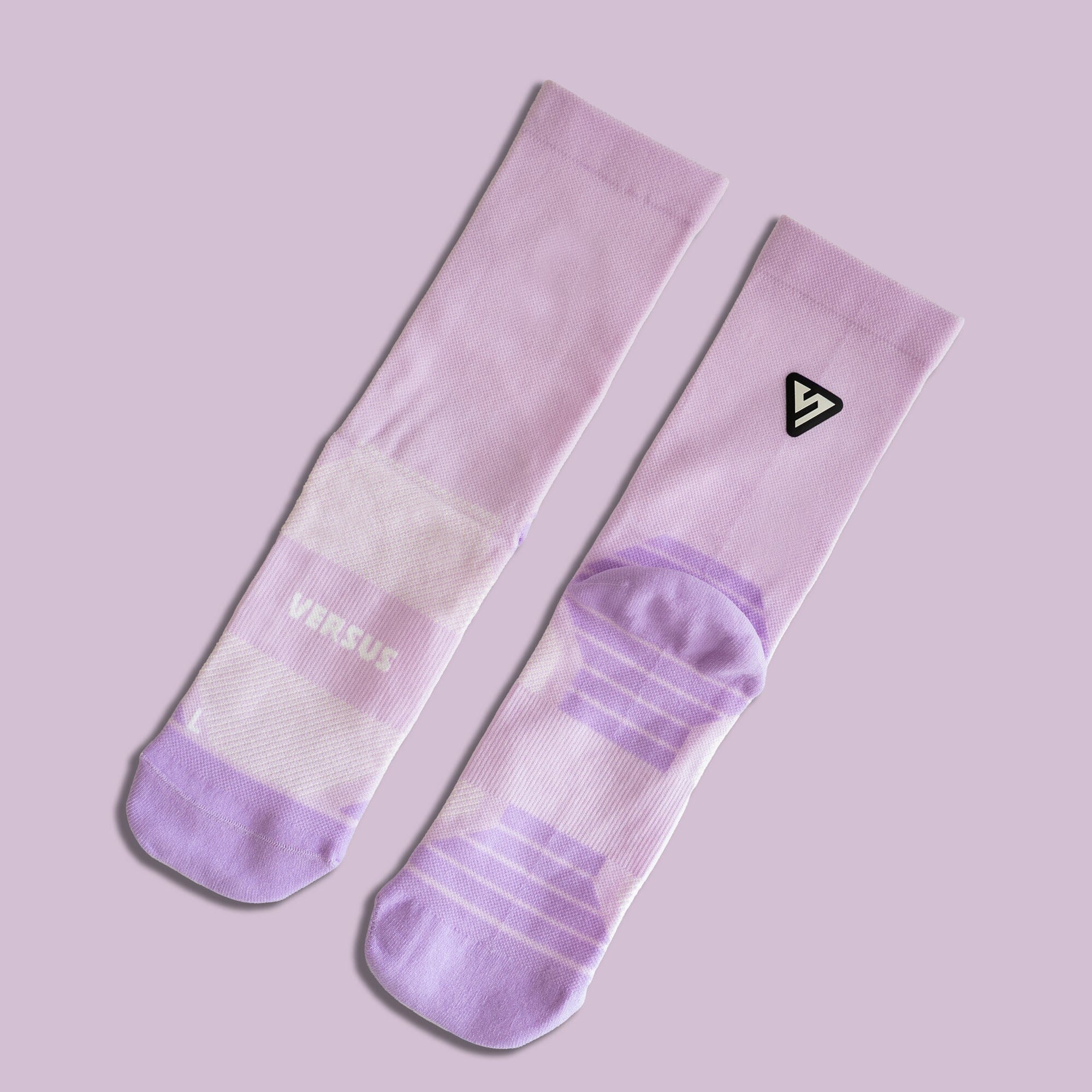Versus Classic Lilac Active Crew Tab Socks 