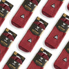 Versus Classic Maroon Active Crew Tab Socks 