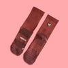 Versus Classic Maroon Active Crew Tab Socks 