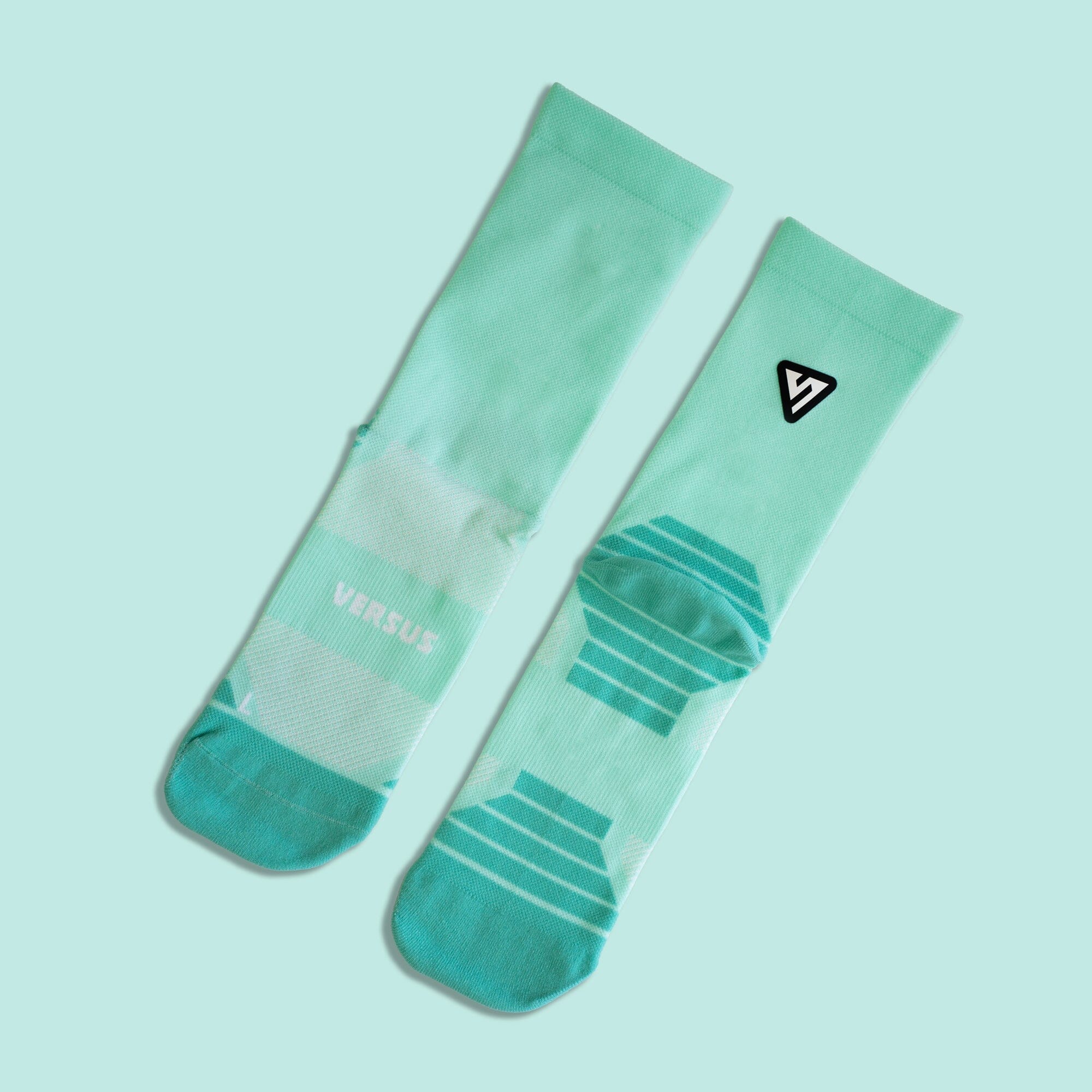 Versus Classic Mint Active Crew Tab Socks 