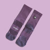 Versus Classic Plum Active Crew Tab Socks 