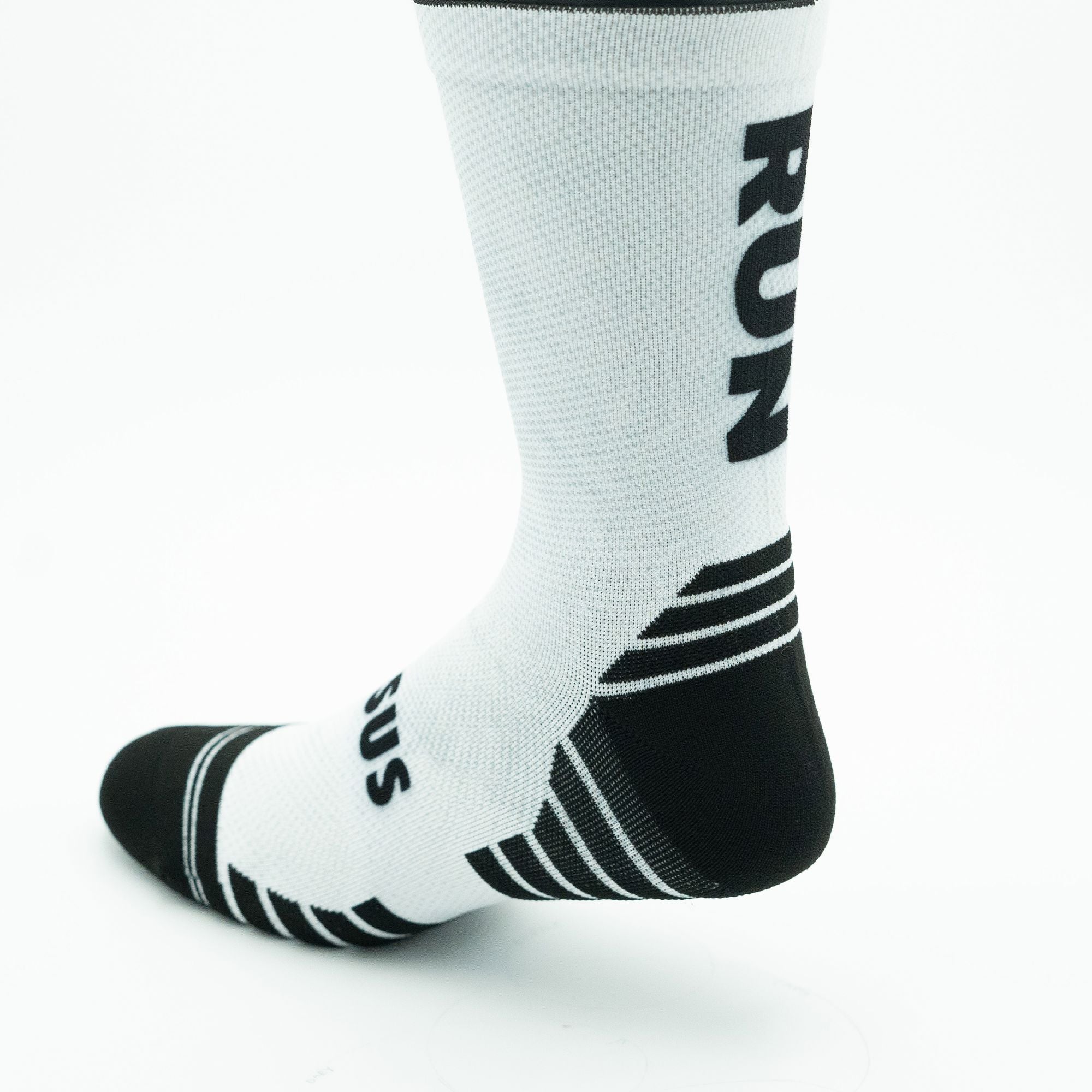 Versus RUN White Active Crew Socks 