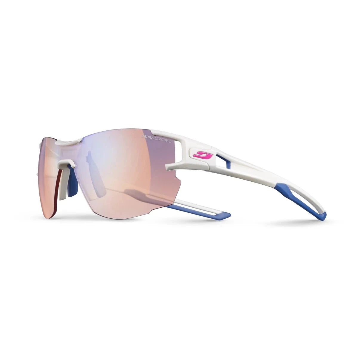 Julbo Aerolite Sunglasses White-Blue-Grey Reactiv 1-3 HC One Size