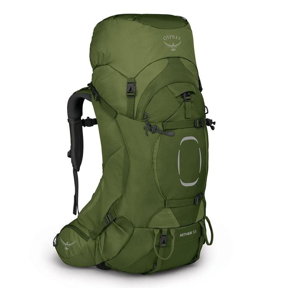 Osprey Aether 55 Men's Backpack Garlic Mystard Green L/XL 