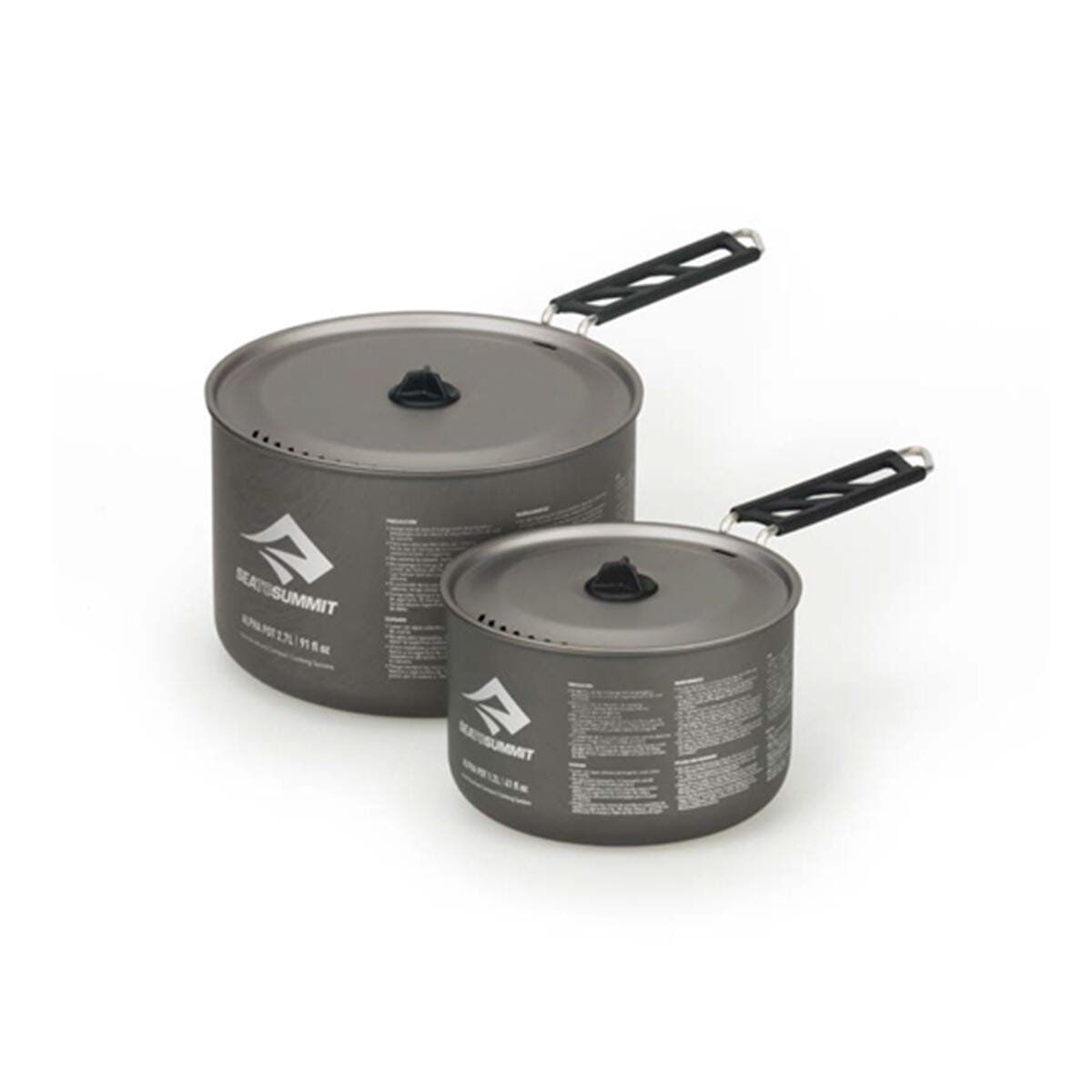 Sea to Summit Alpha Pot Set 2.0 Storage Sack Included Grey 