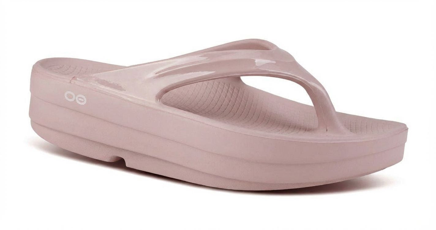 OOFOS Women's OOmega OOlala Thong Sandal - Stardust Stardust US 6 EU 37 