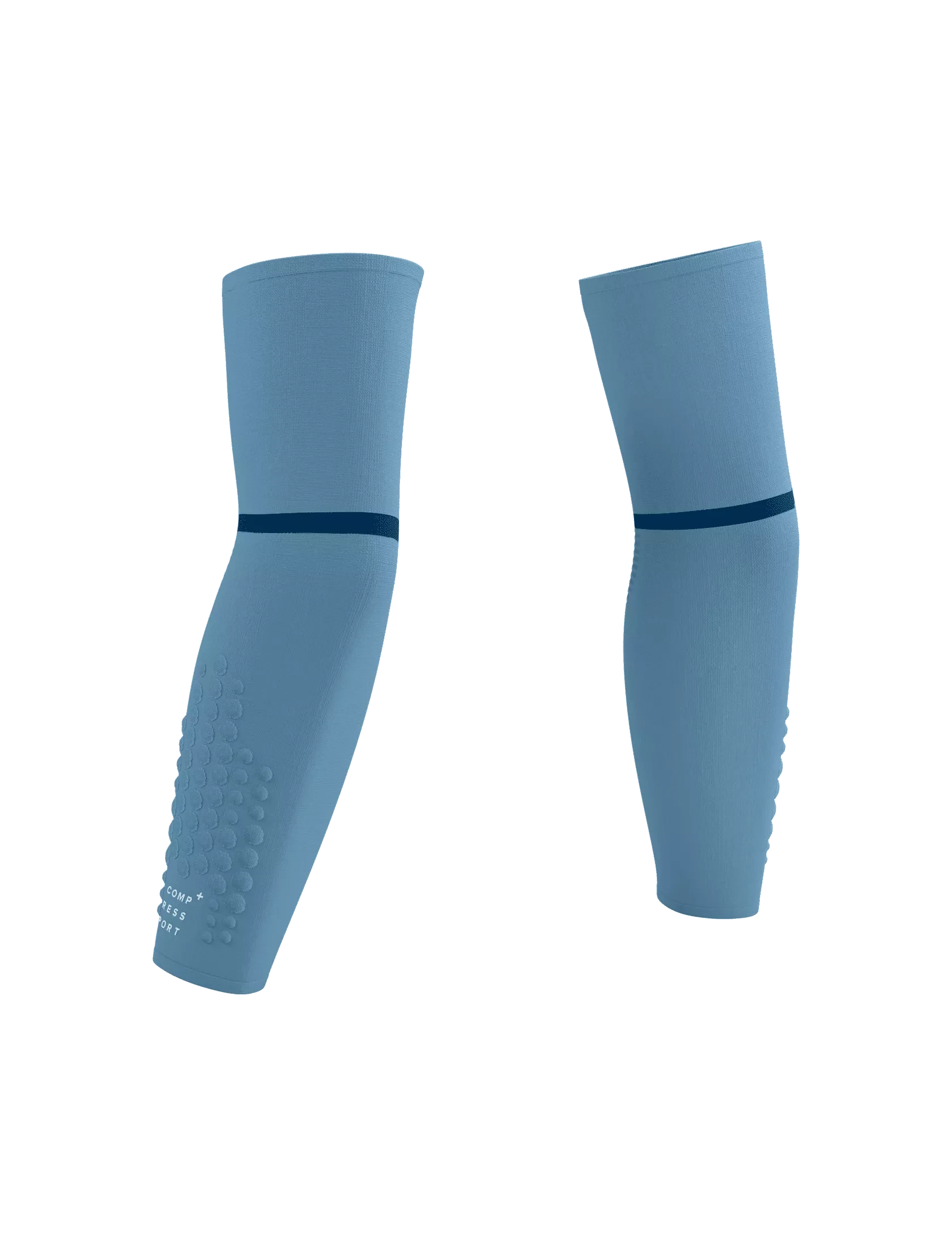 Compressport ArmForce Ultralight Arm Guards Denim/White Refl T1 