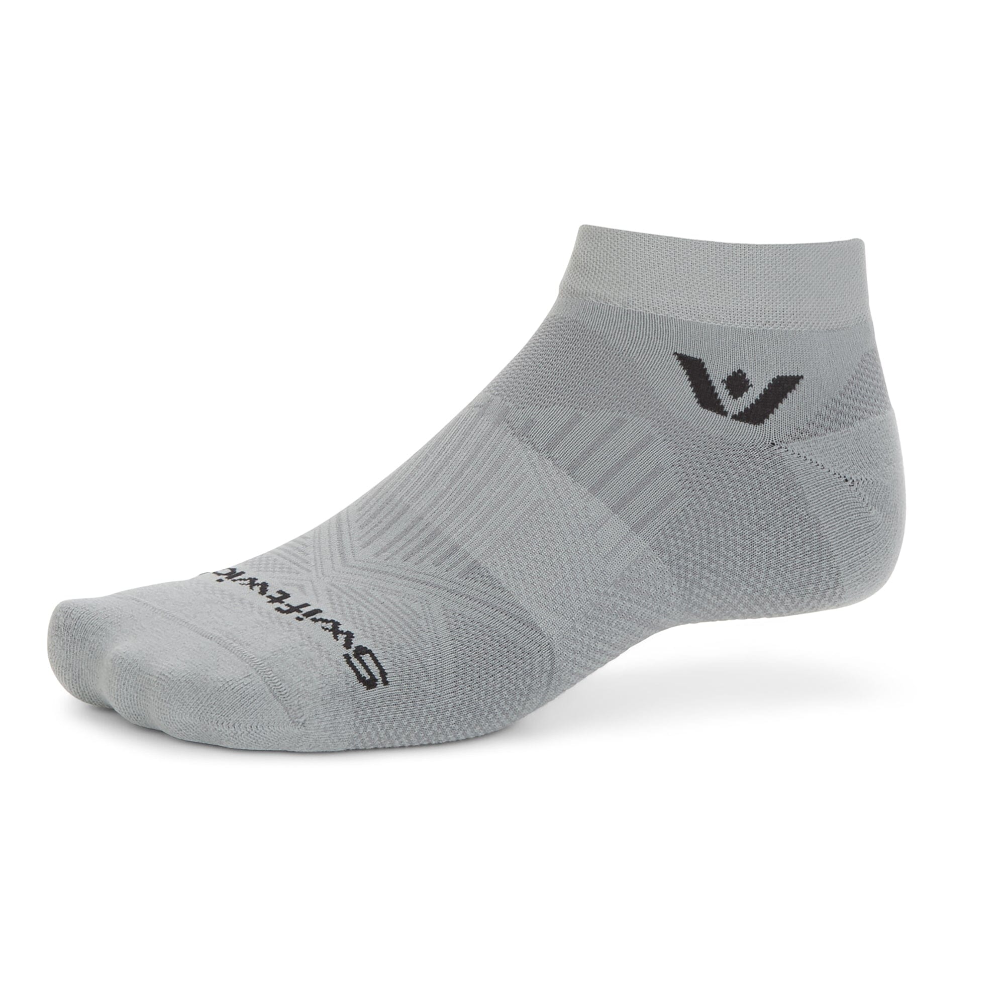 Swiftwick Aspire Ankle Socks Pewter L 