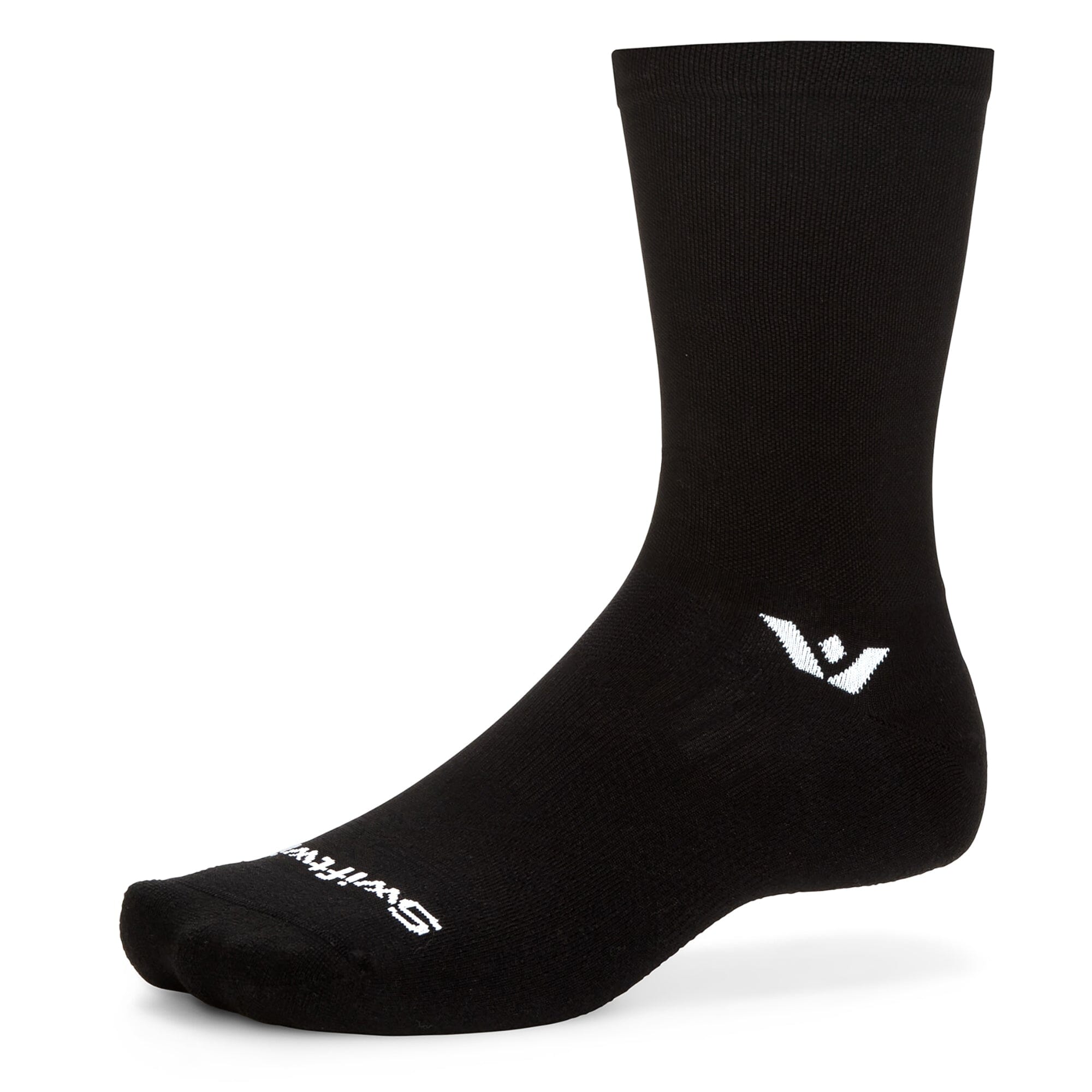 Swiftwick Aspire Crew Socks Black L 