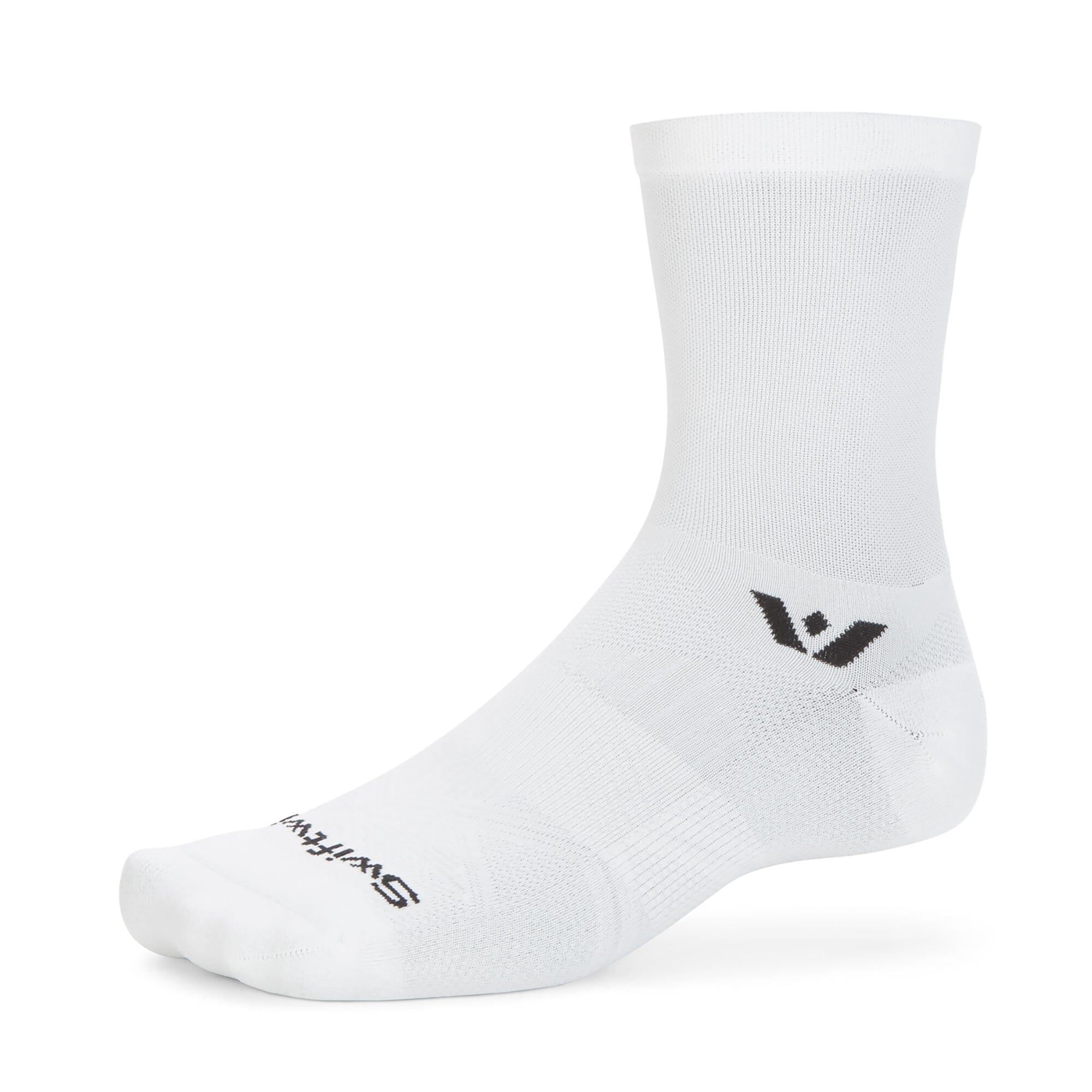 Swiftwick Aspire Mid-Crew Socks White L 