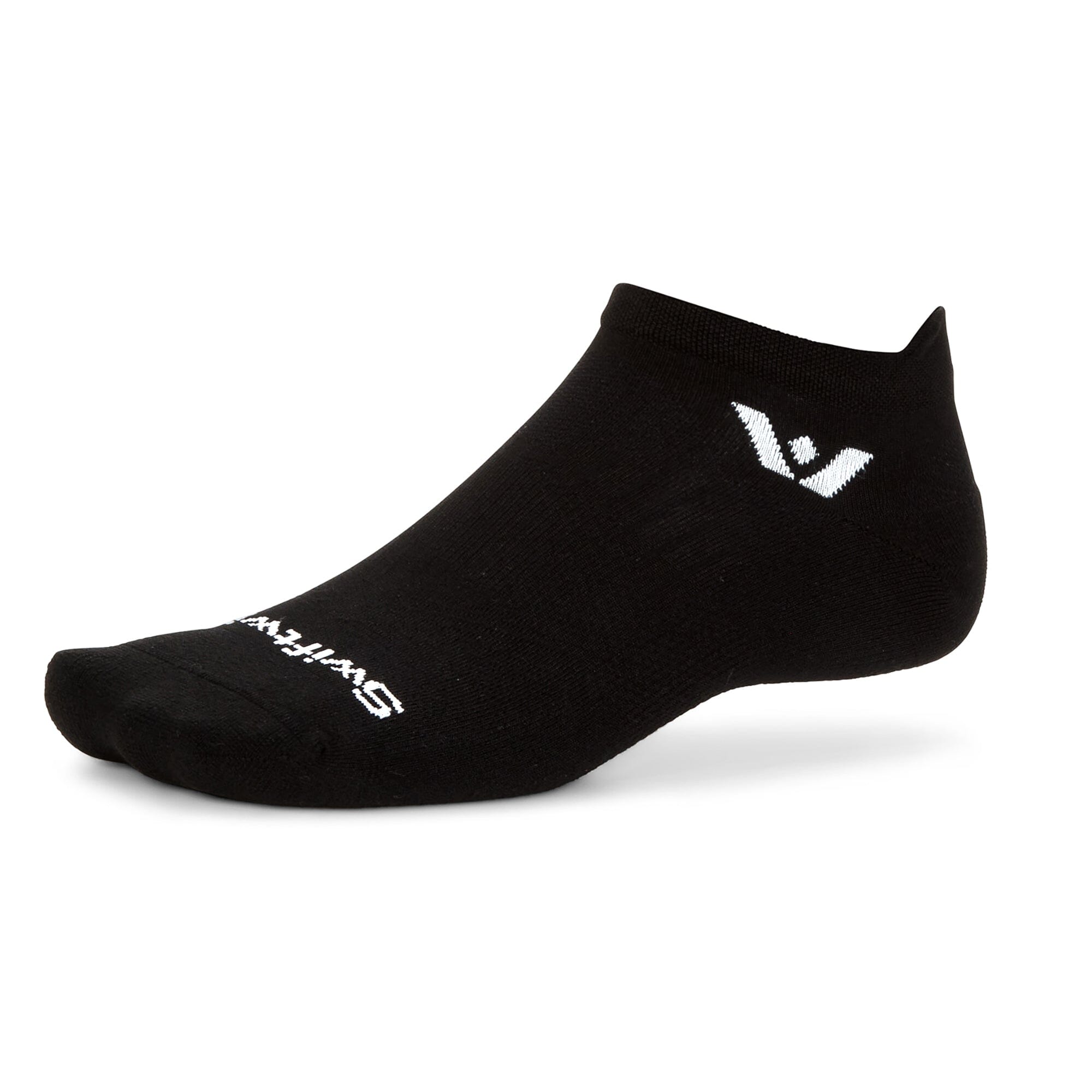 Swiftwick Aspire No Show Socks Black L 