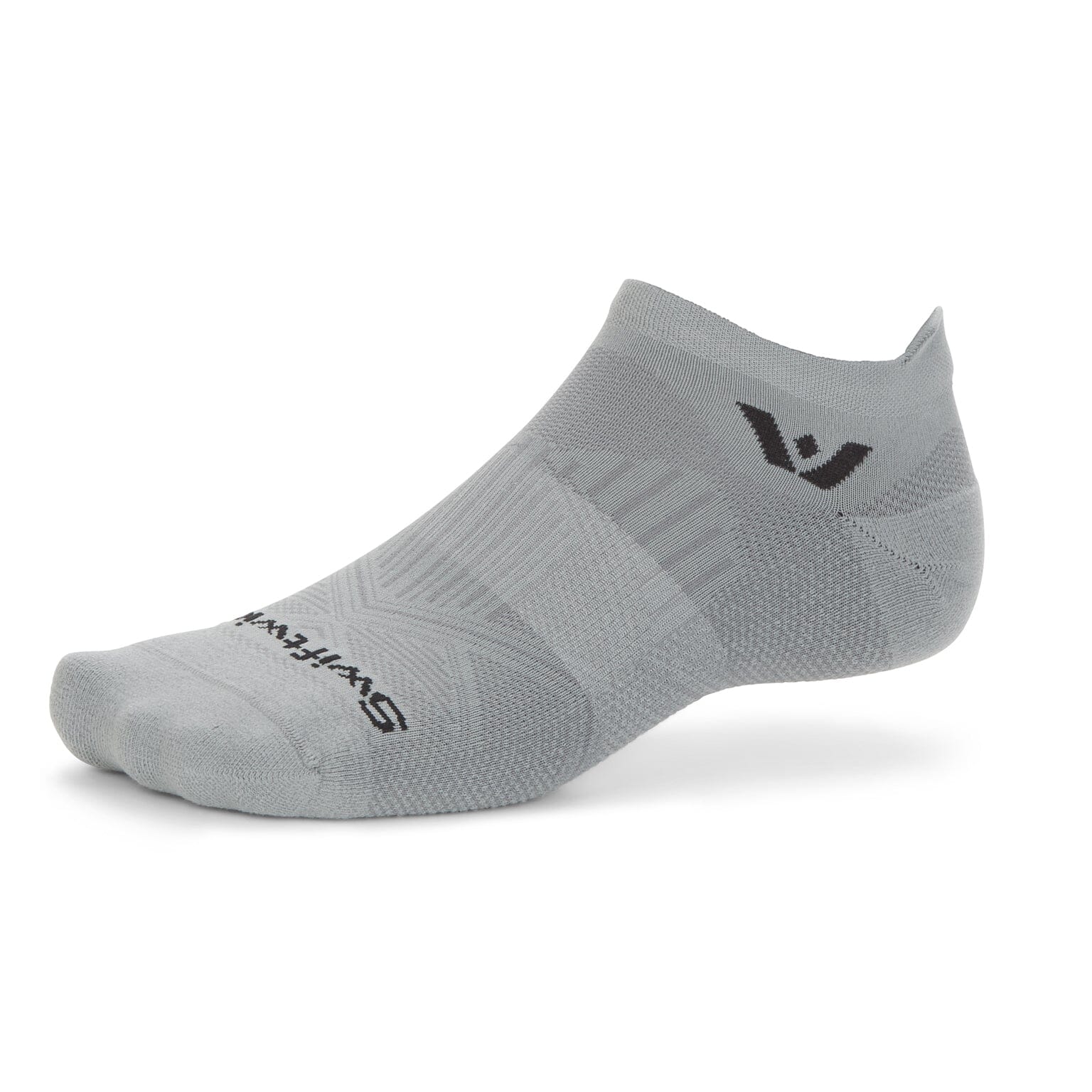 Swiftwick Aspire No Show Socks Pewter L 