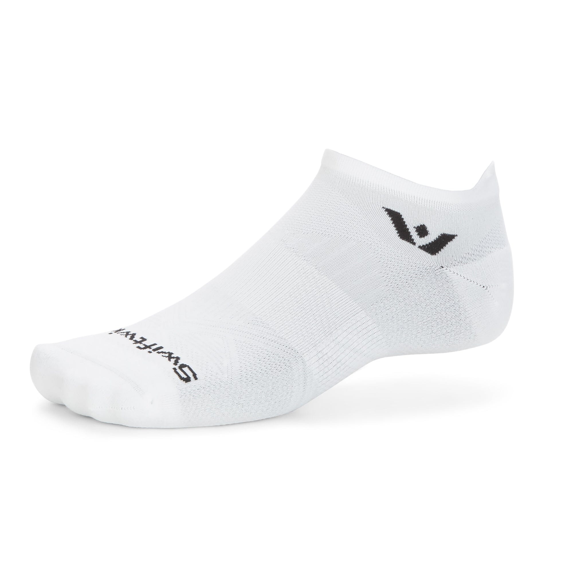 Swiftwick Aspire No Show Socks White L 