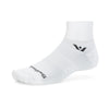 Swiftwick Aspire Quarter Crew Socks White L 