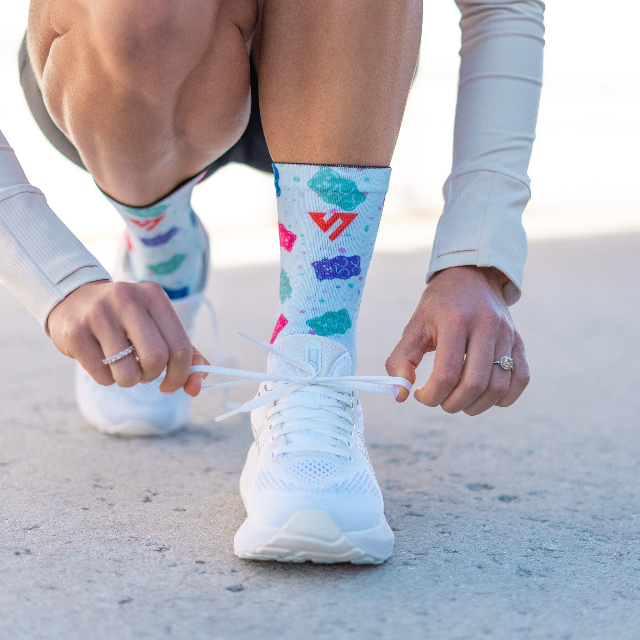 Versus Gummy Bear Active Crew Socks 