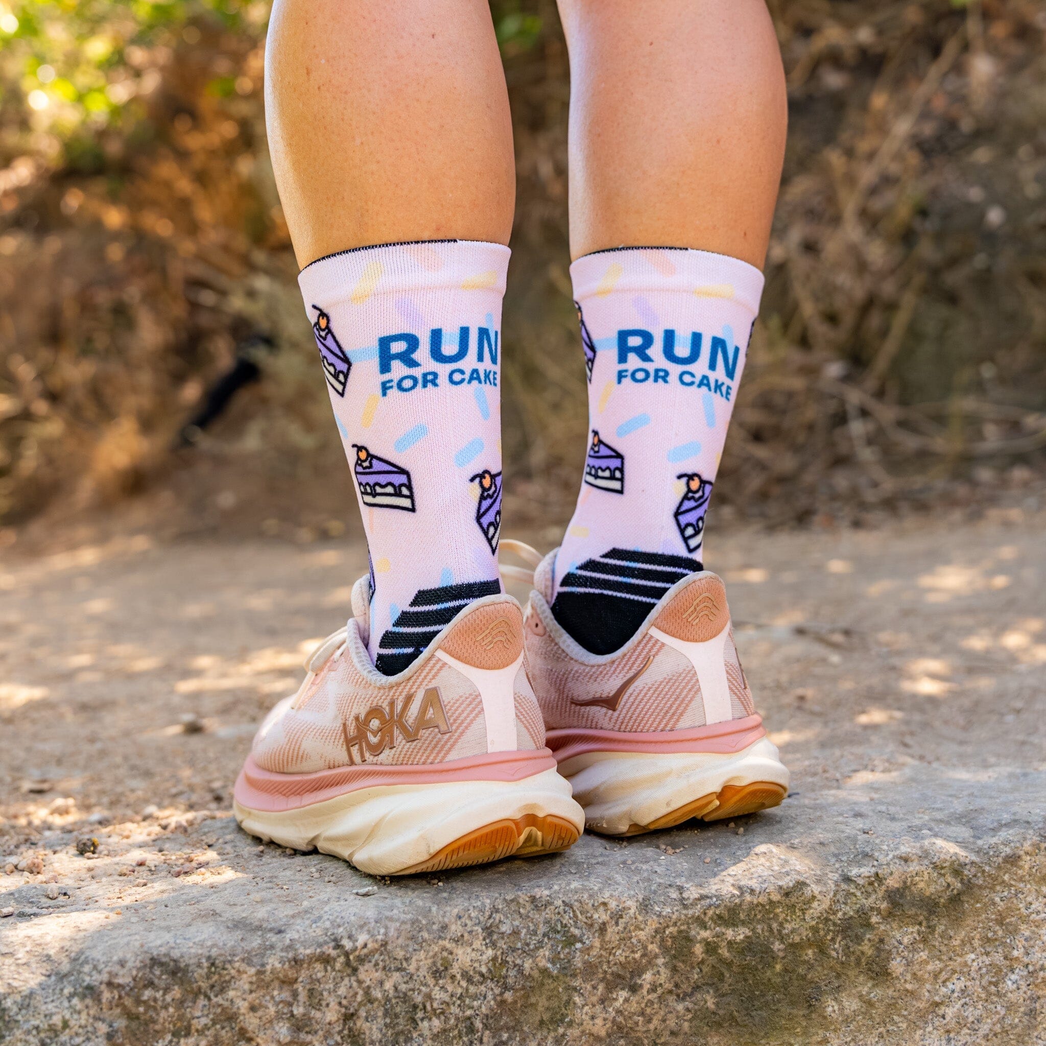 Versus Run For Cake Active Crew Socks 
